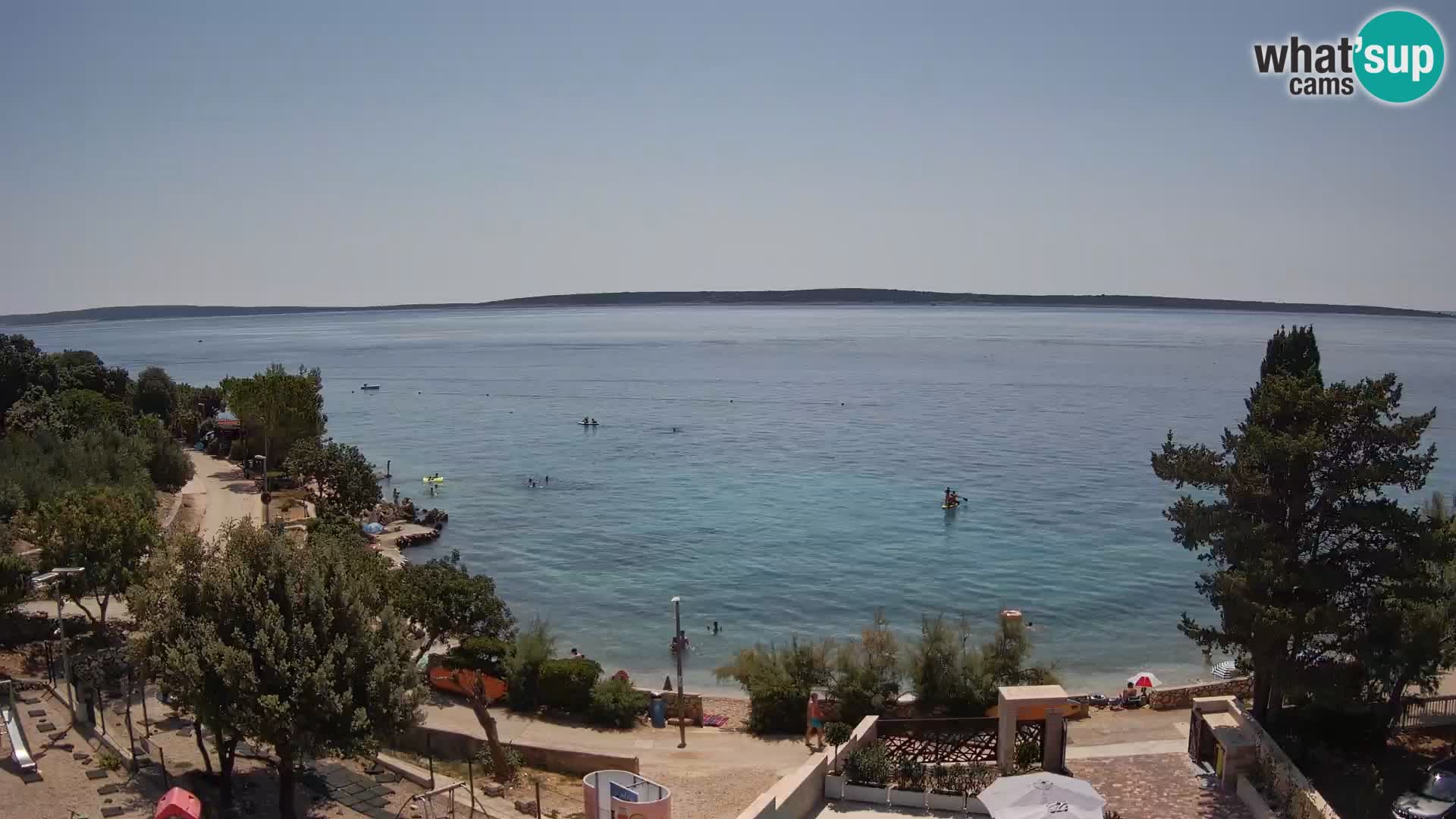 Webcam Playa Male Mandre en directo – Isla de Pag