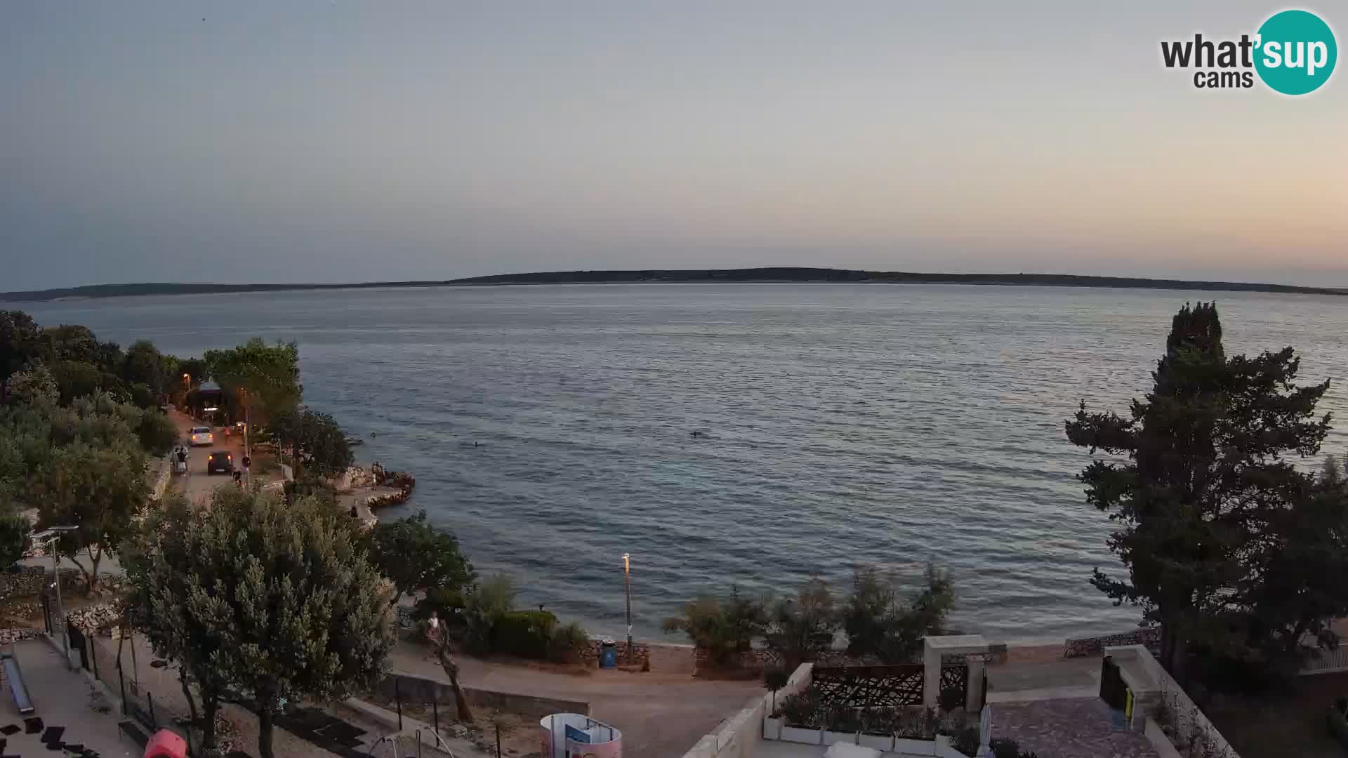 Webcam Plaža Male Mandre – Live View from Pag Island