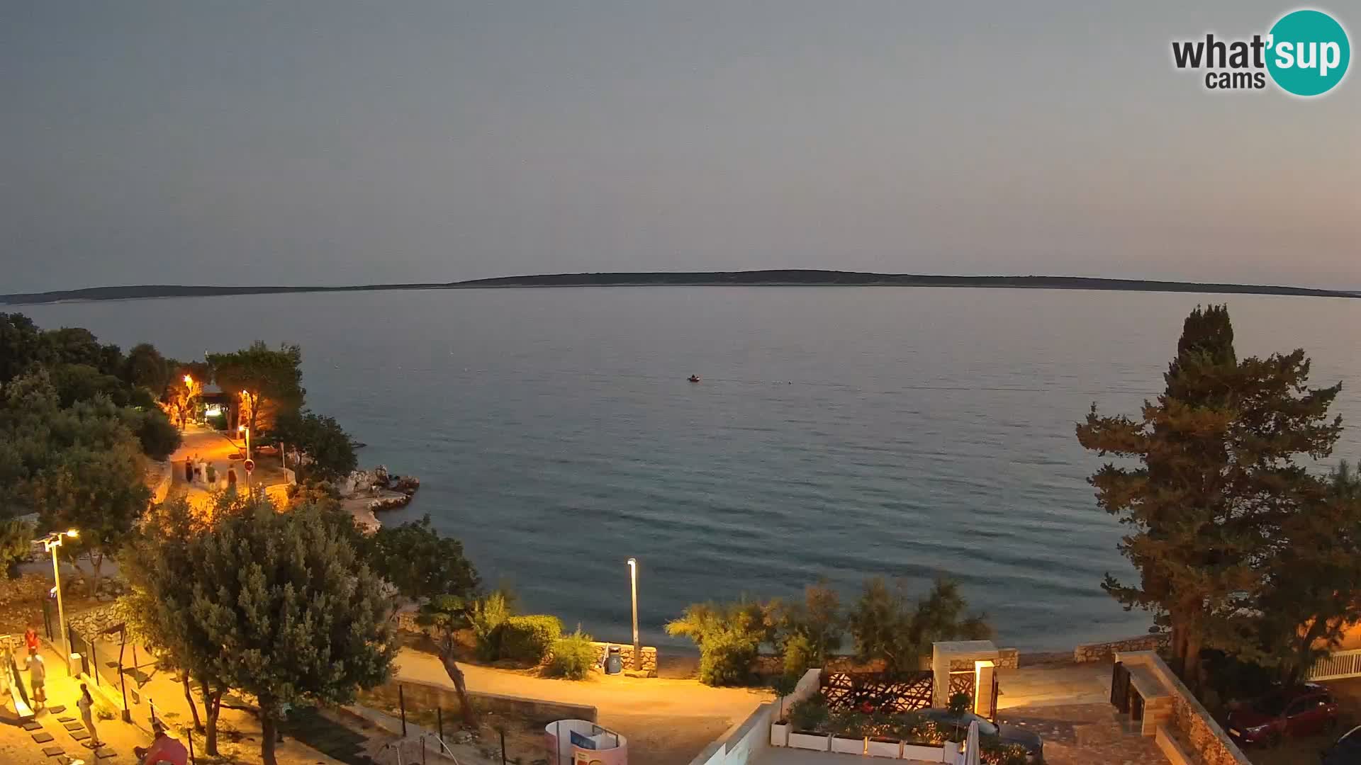 Webcam Strand Male Mandre – Liveblick von der Insel Pag