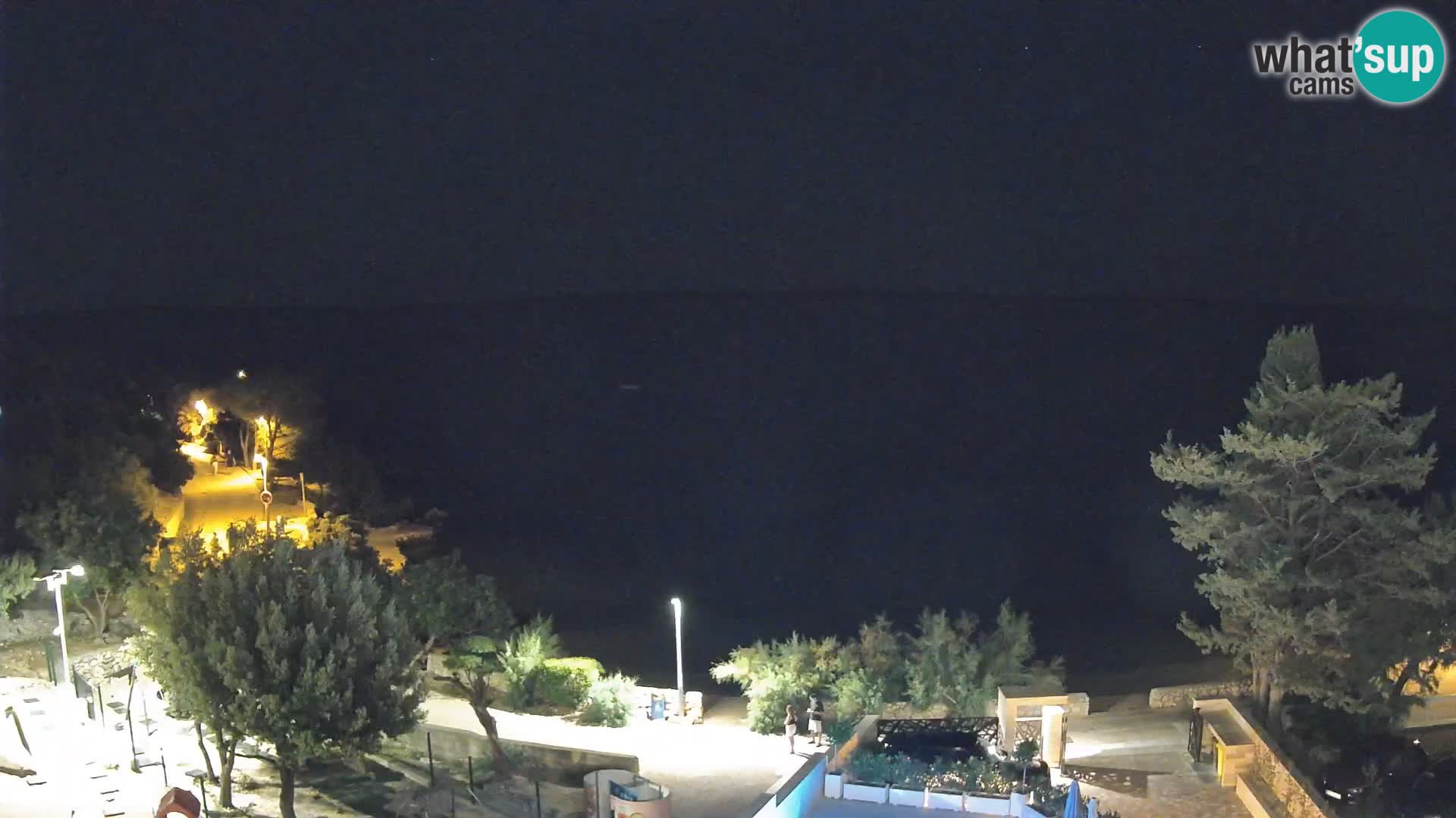 Webcam Strand Male Mandre – Liveblick von der Insel Pag