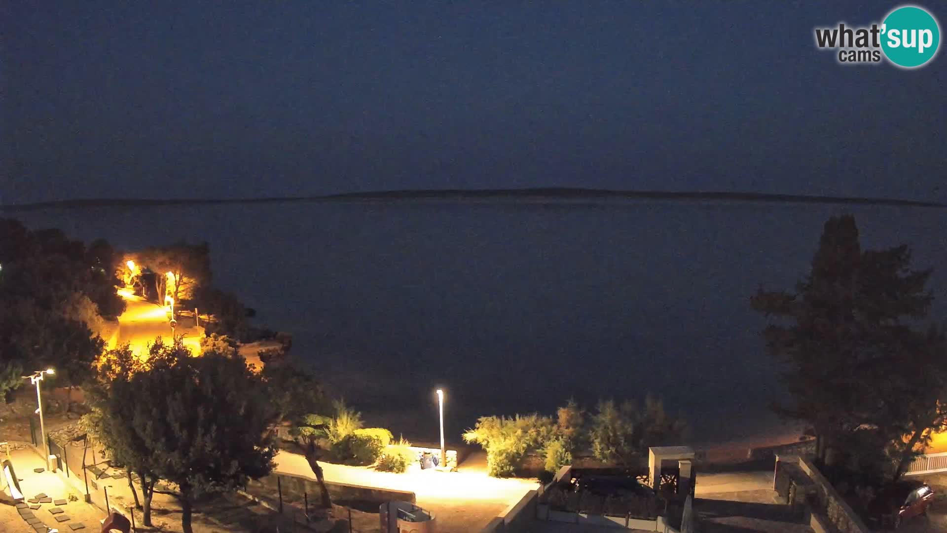 Webcam Plaža Male Mandre – Live View from Pag Island