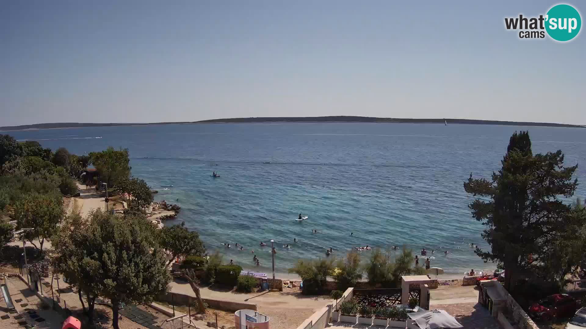 Webcam Playa Male Mandre en directo – Isla de Pag