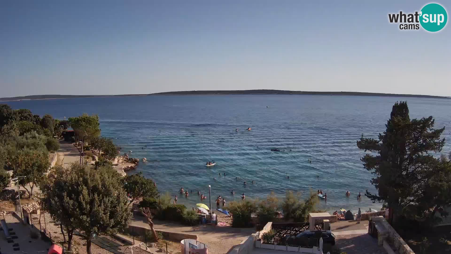 Webcam Playa Male Mandre en directo – Isla de Pag