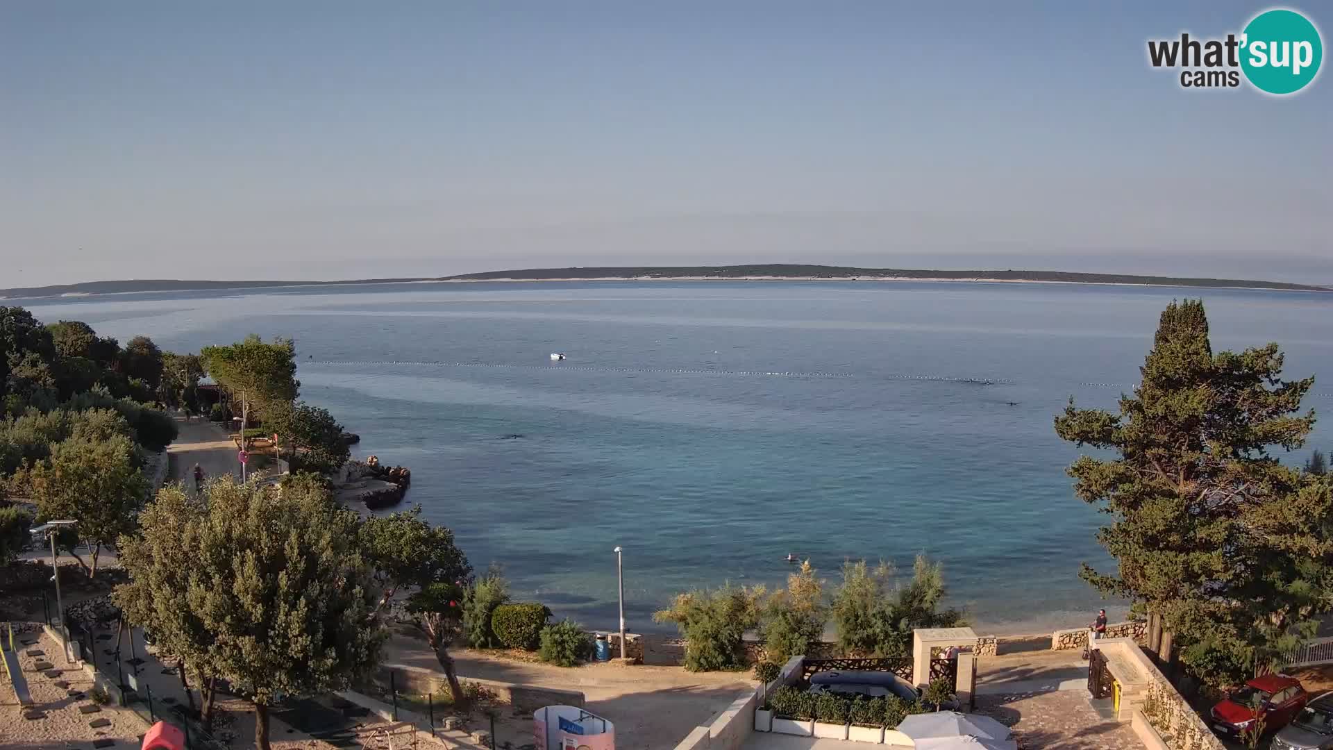 Webcam Playa Male Mandre en directo – Isla de Pag
