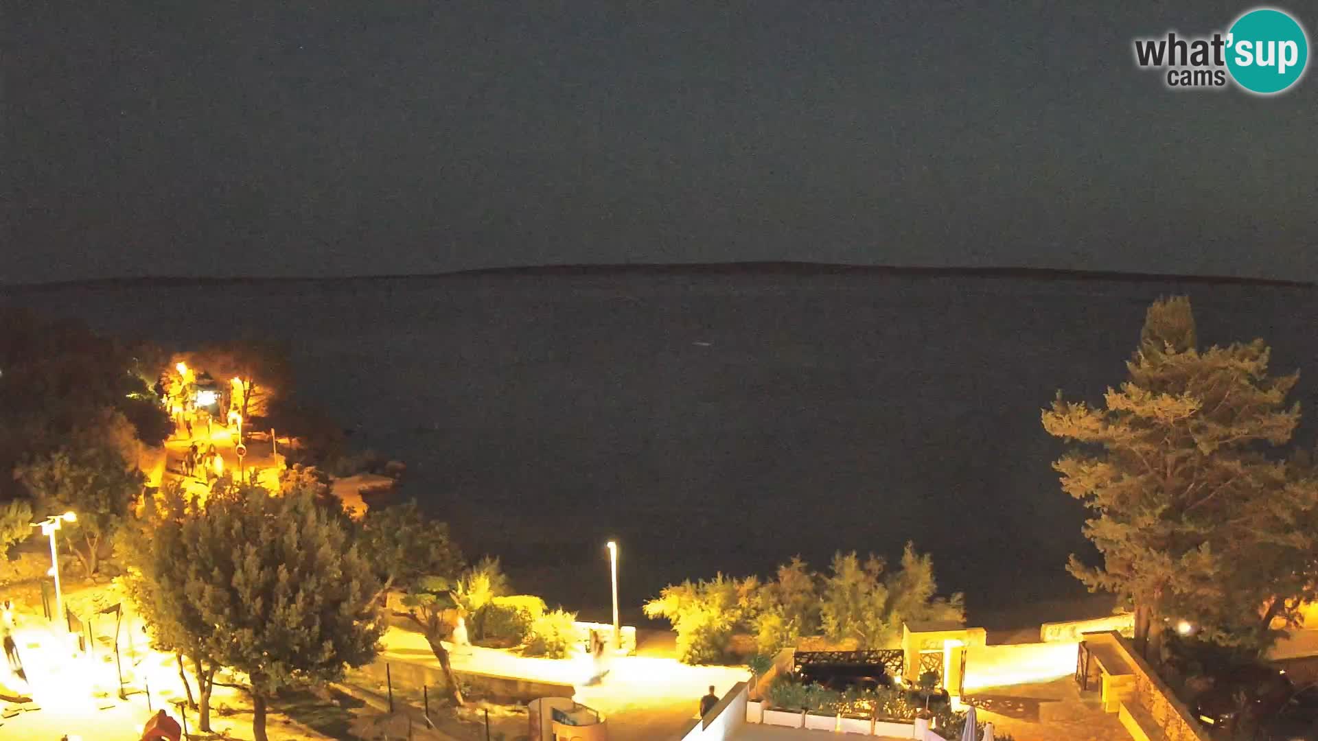 Webcam Plaža Male Mandre – Live View from Pag Island