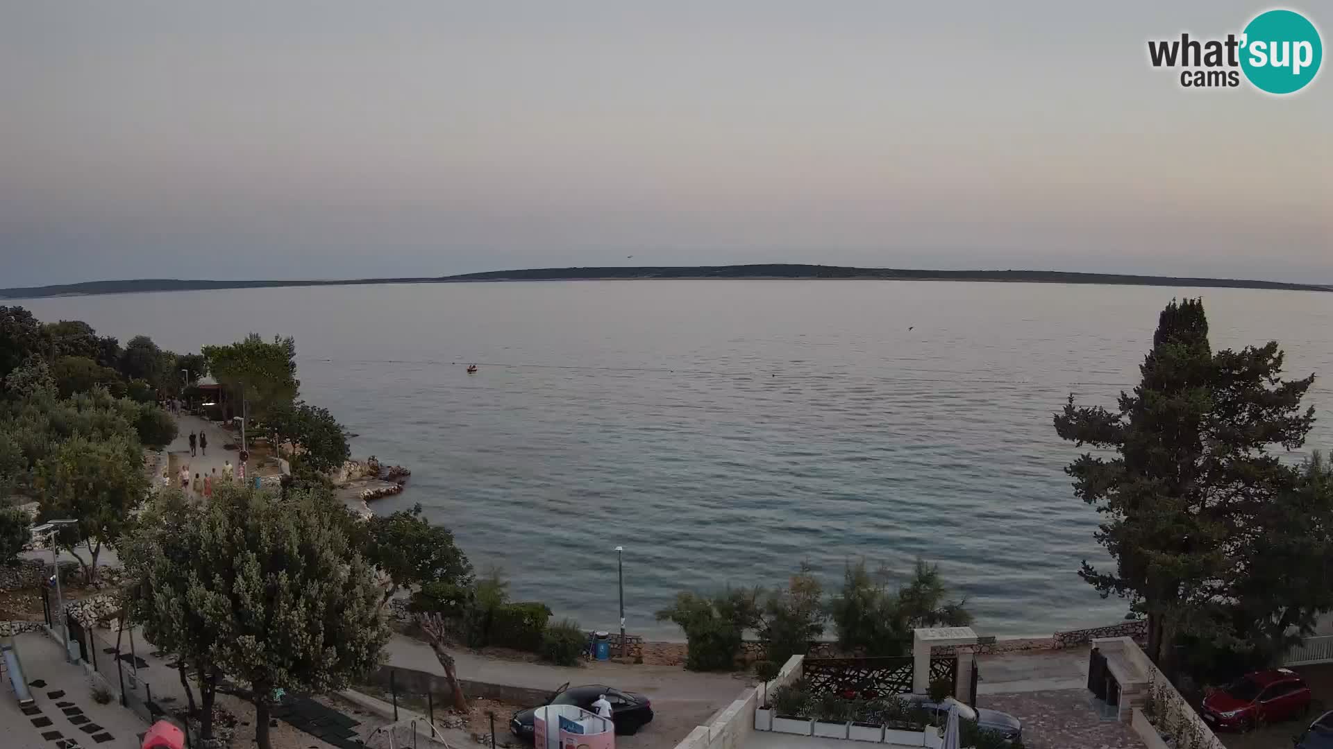 Webcam Plaža Male Mandre – Live View from Pag Island