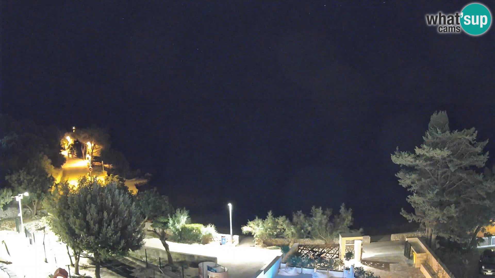 Webcam Plaža Male Mandre – Diretta dalla spiaggia sull’isola di Pag