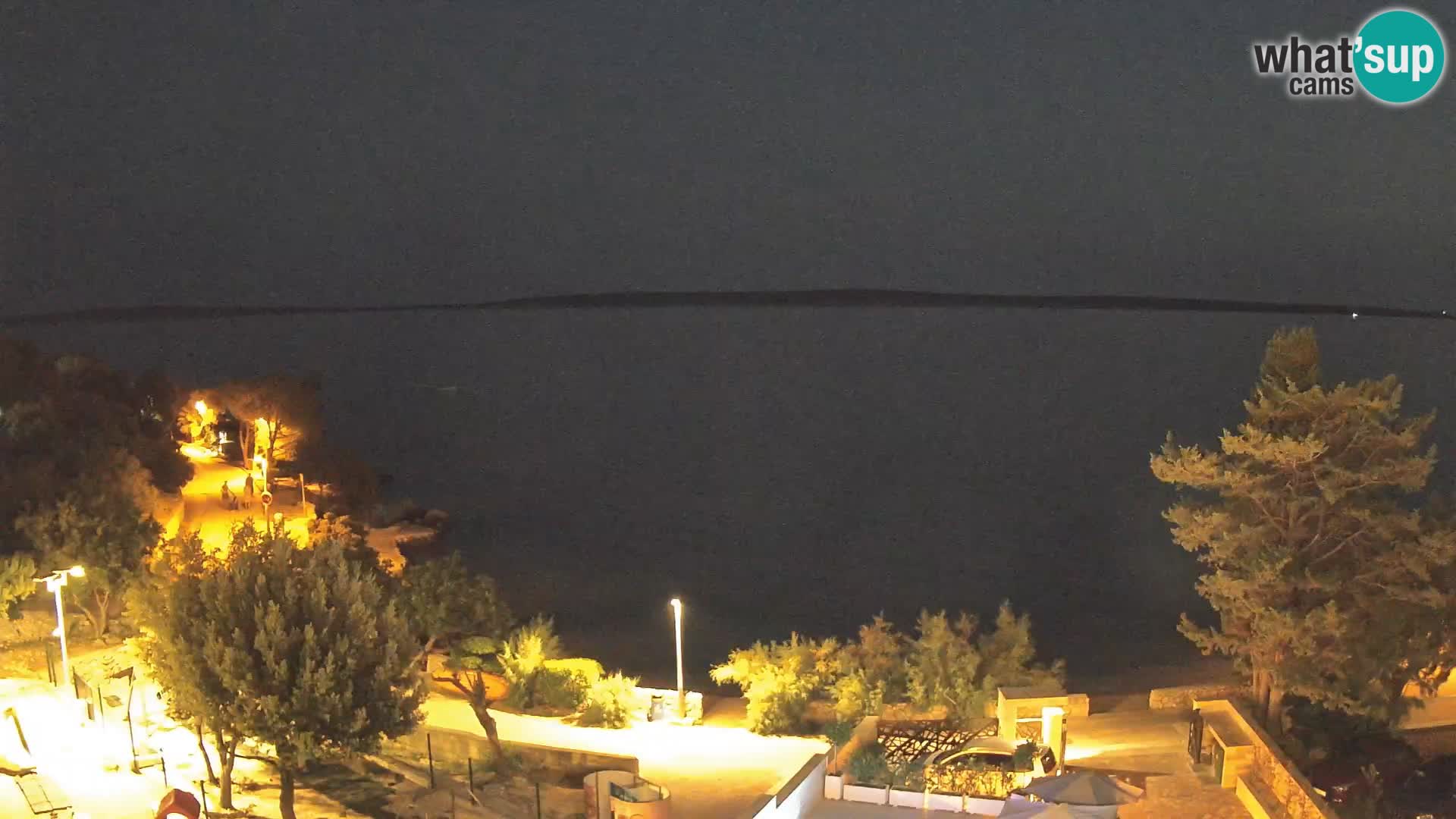 Webcam Strand Male Mandre – Liveblick von der Insel Pag