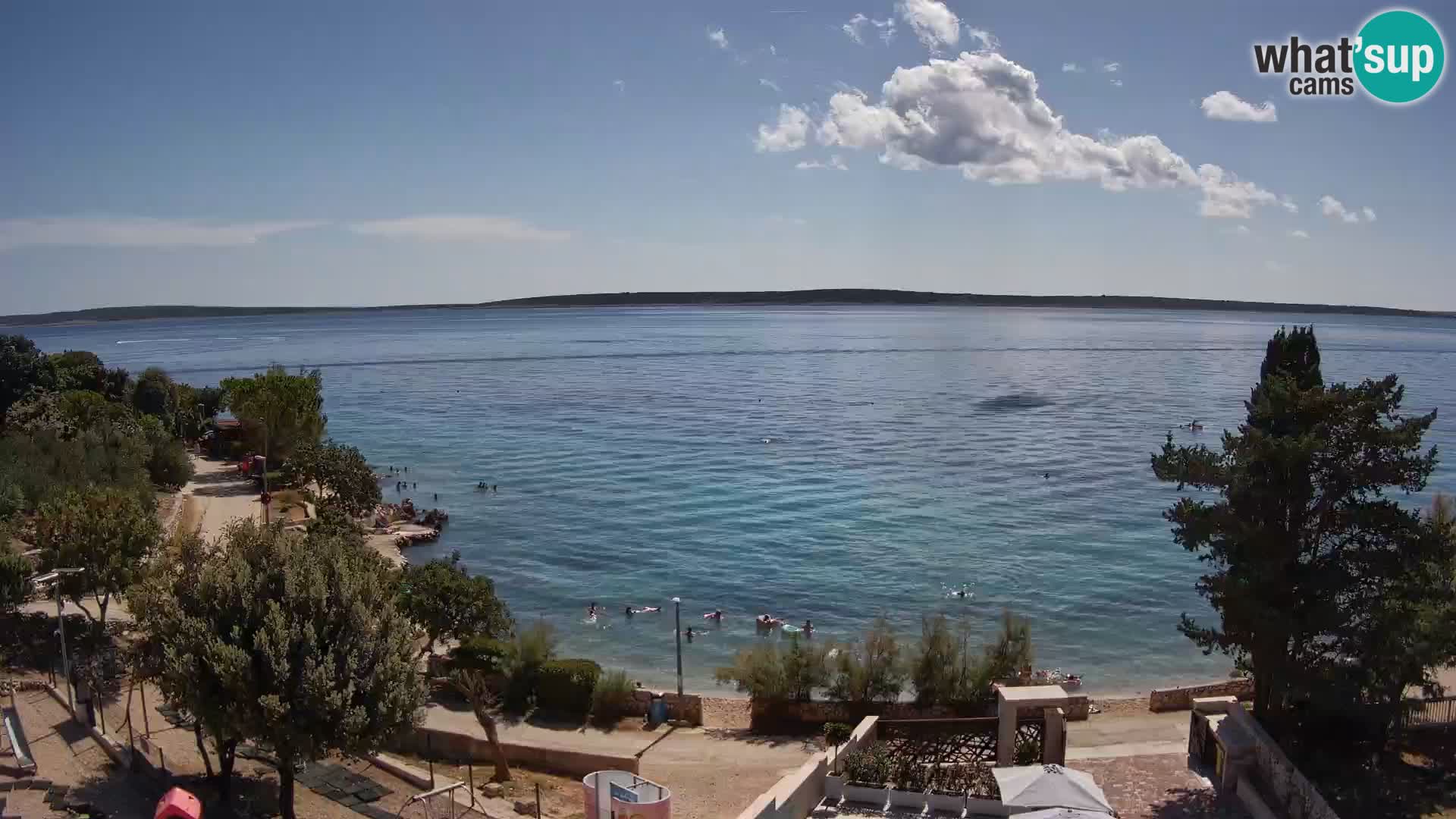 Webcam Playa Male Mandre en directo – Isla de Pag