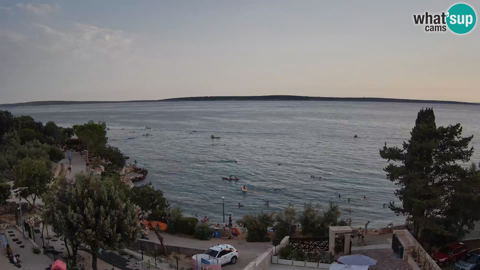Webcam Plaža Male Mandre – Diretta dalla spiaggia sull’isola di Pag