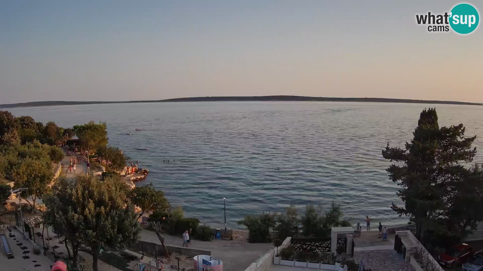 Webcam Plaža Male Mandre – Diretta dalla spiaggia sull’isola di Pag