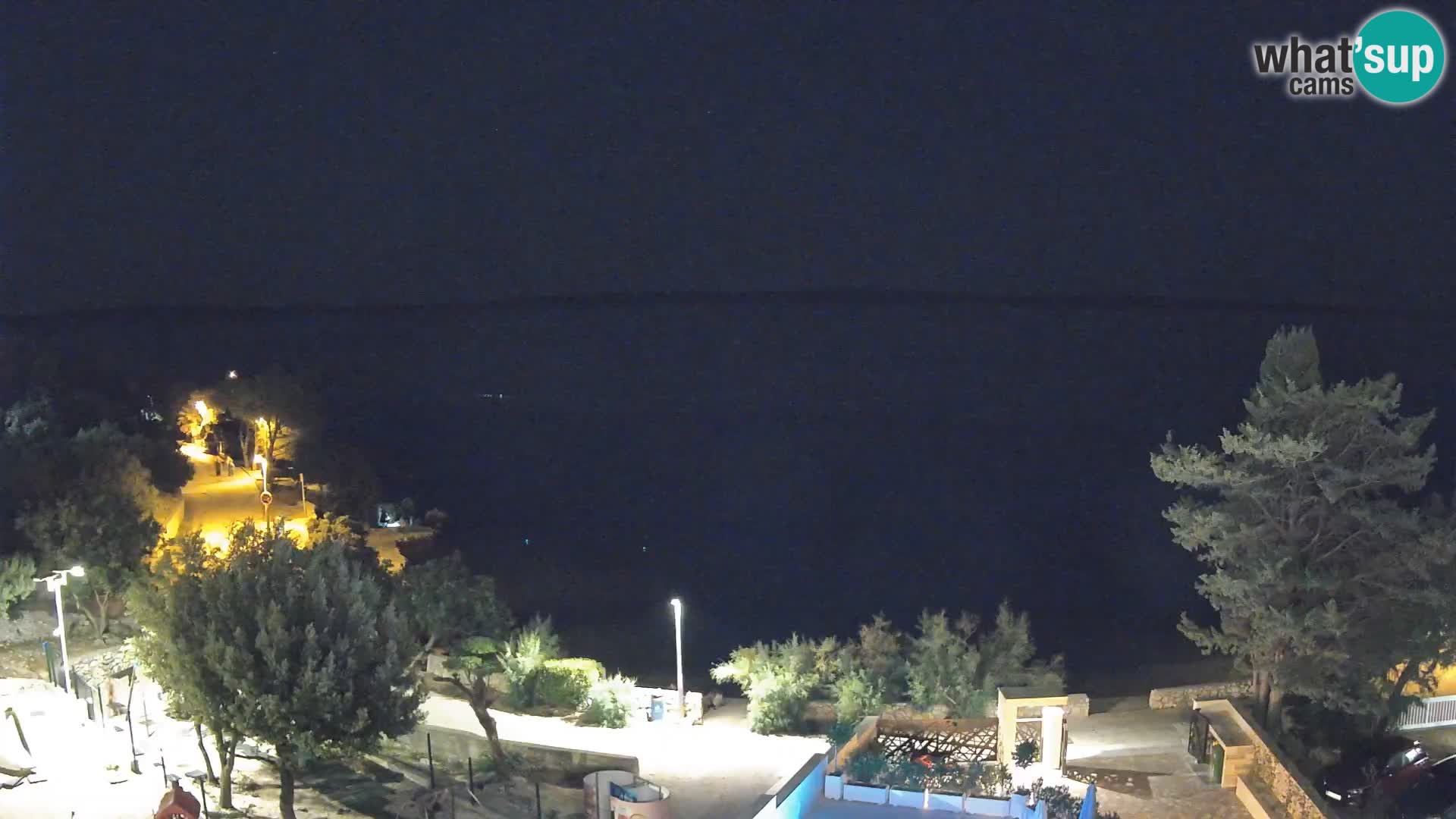 Webcam Plaža Male Mandre – Live View from Pag Island