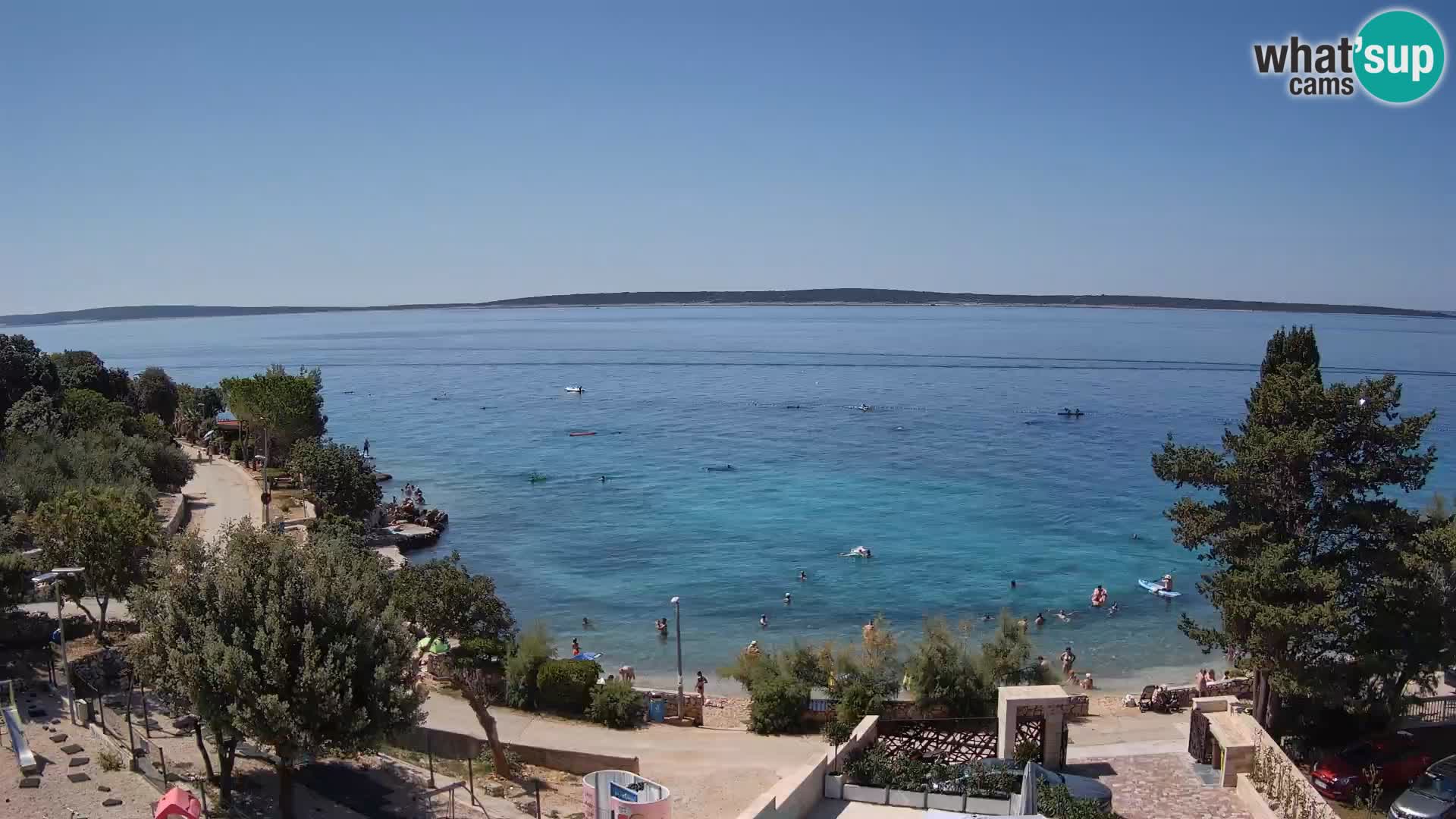 Webcam Playa Male Mandre en directo – Isla de Pag