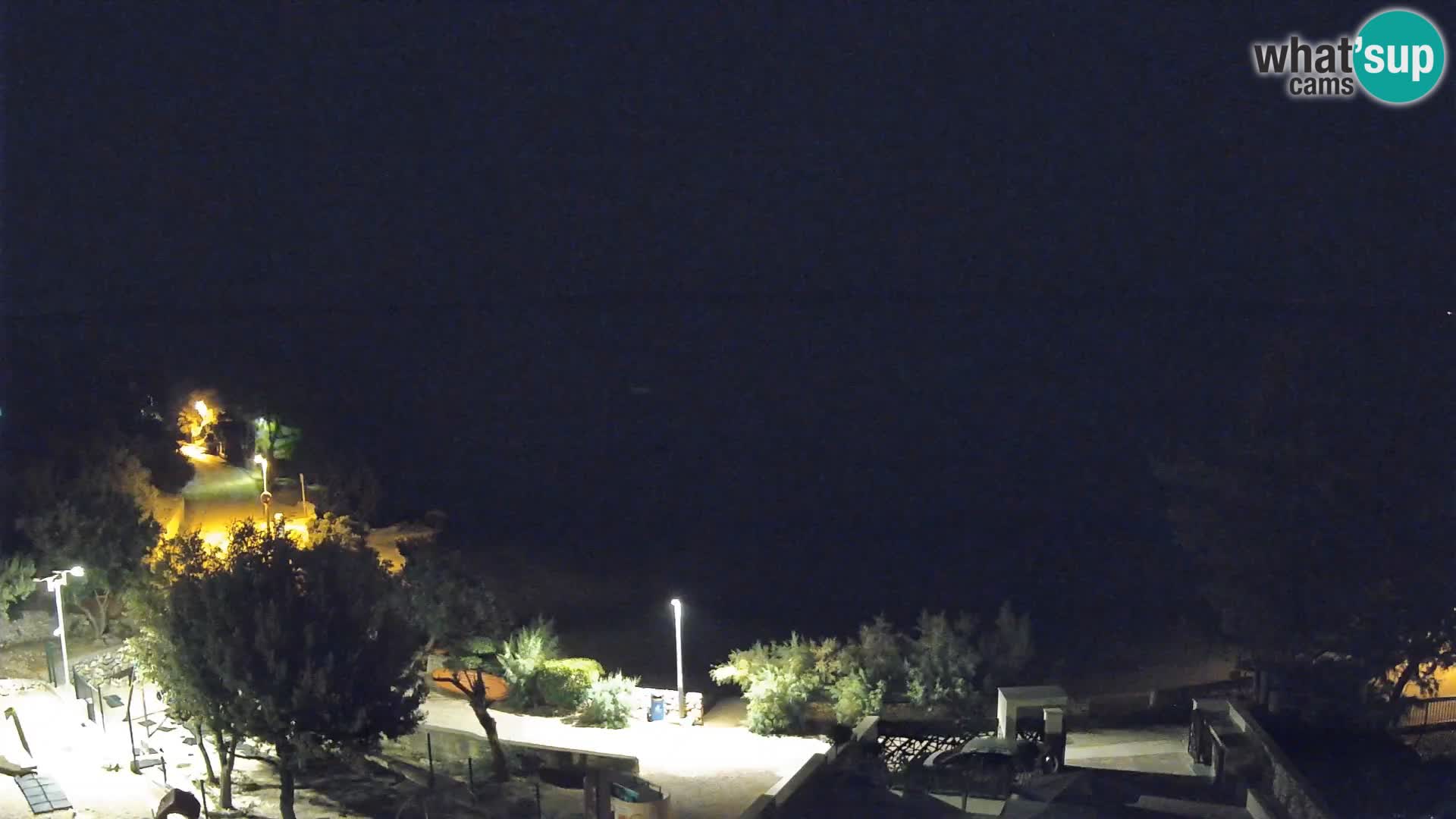 Webcam Plaža Male Mandre – Live View from Pag Island