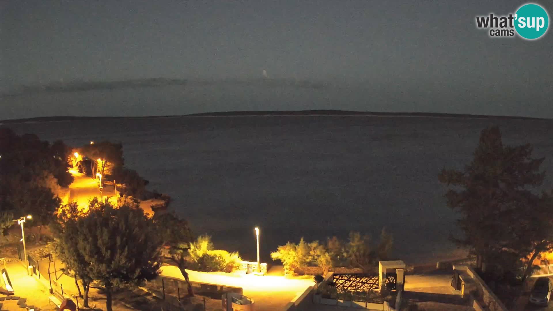 Webcam Plaža Male Mandre – Live View from Pag Island