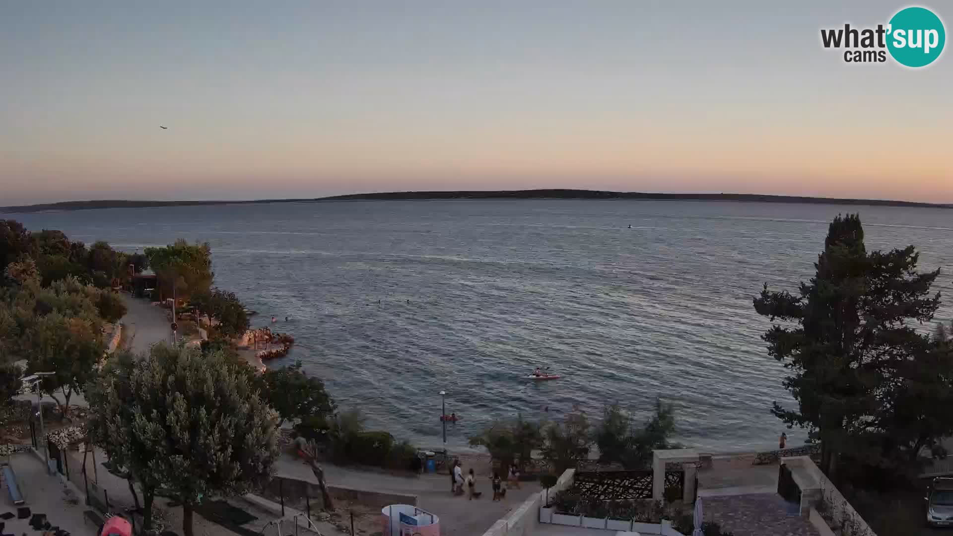 Webcam Strand Male Mandre – Liveblick von der Insel Pag