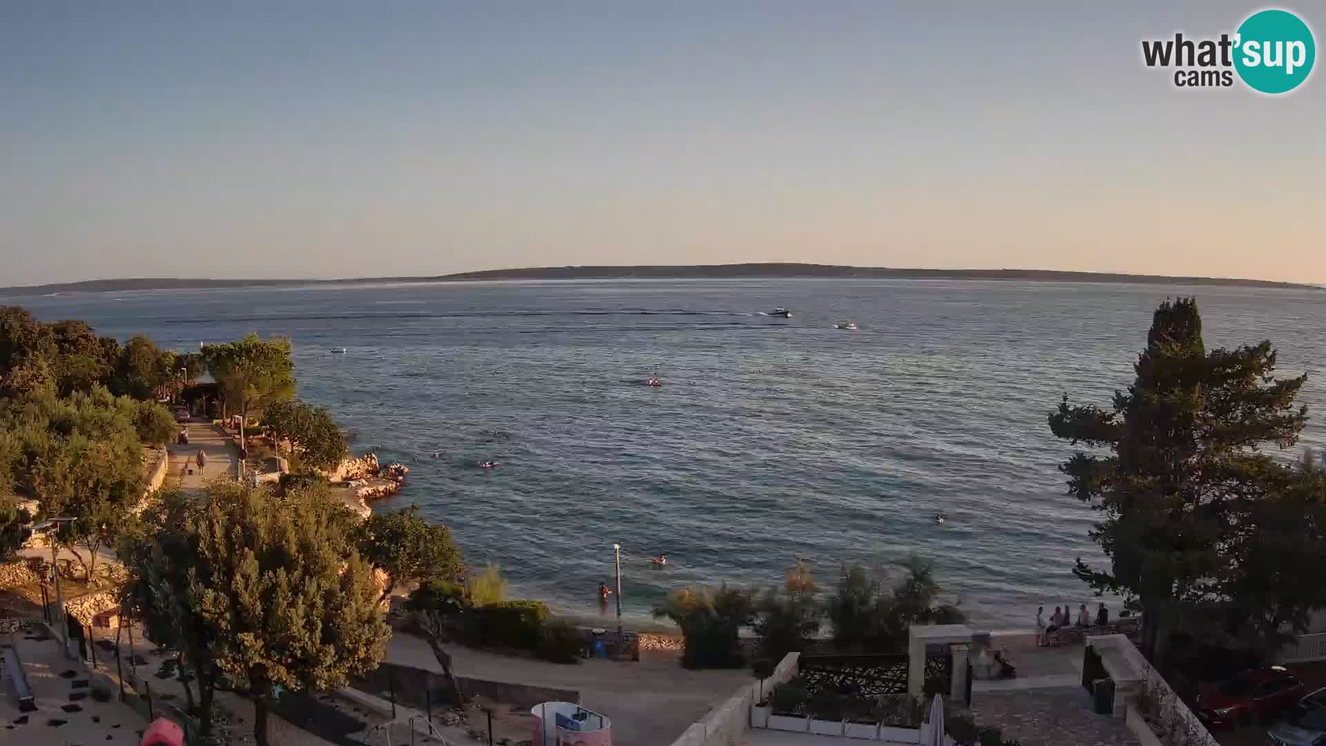 Webcam Plaža Male Mandre – Live View from Pag Island
