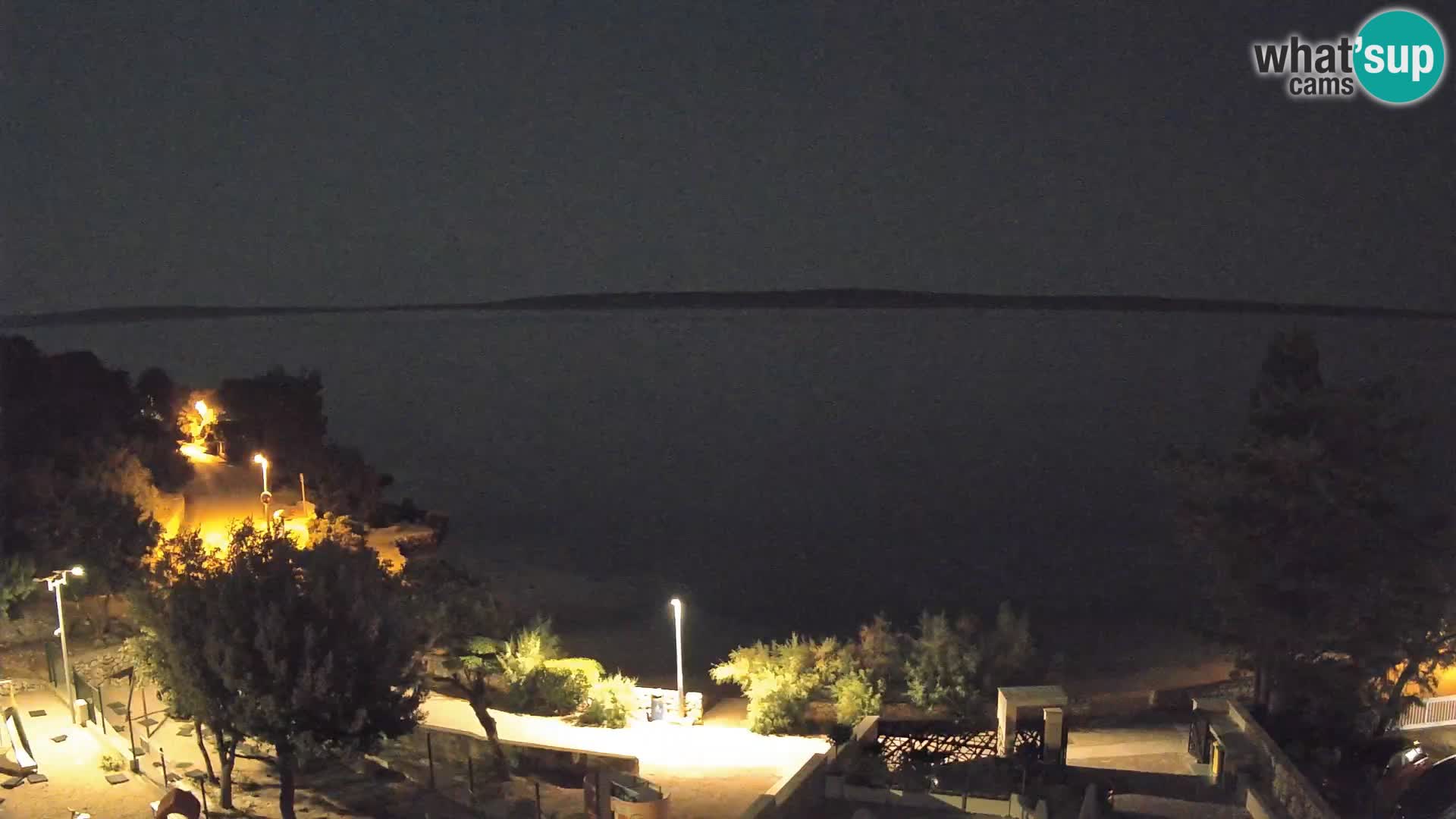 Webcam Plaža Male Mandre – Live View from Pag Island