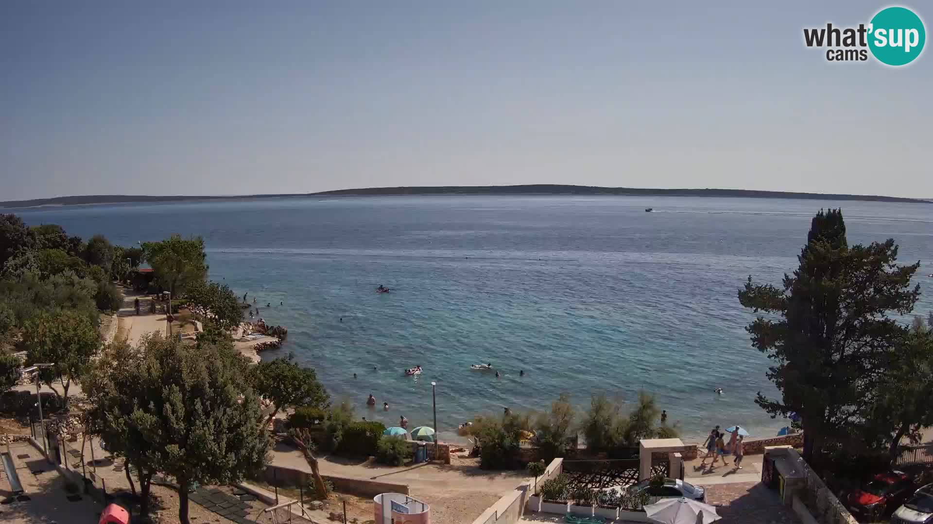 Webcam Playa Male Mandre en directo – Isla de Pag