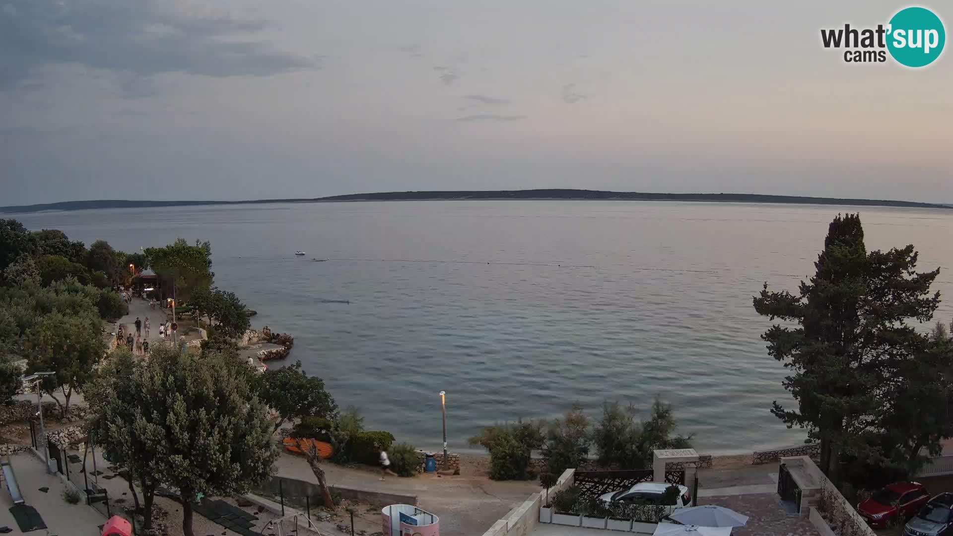 Webcam Plaža Male Mandre – Diretta dalla spiaggia sull’isola di Pag
