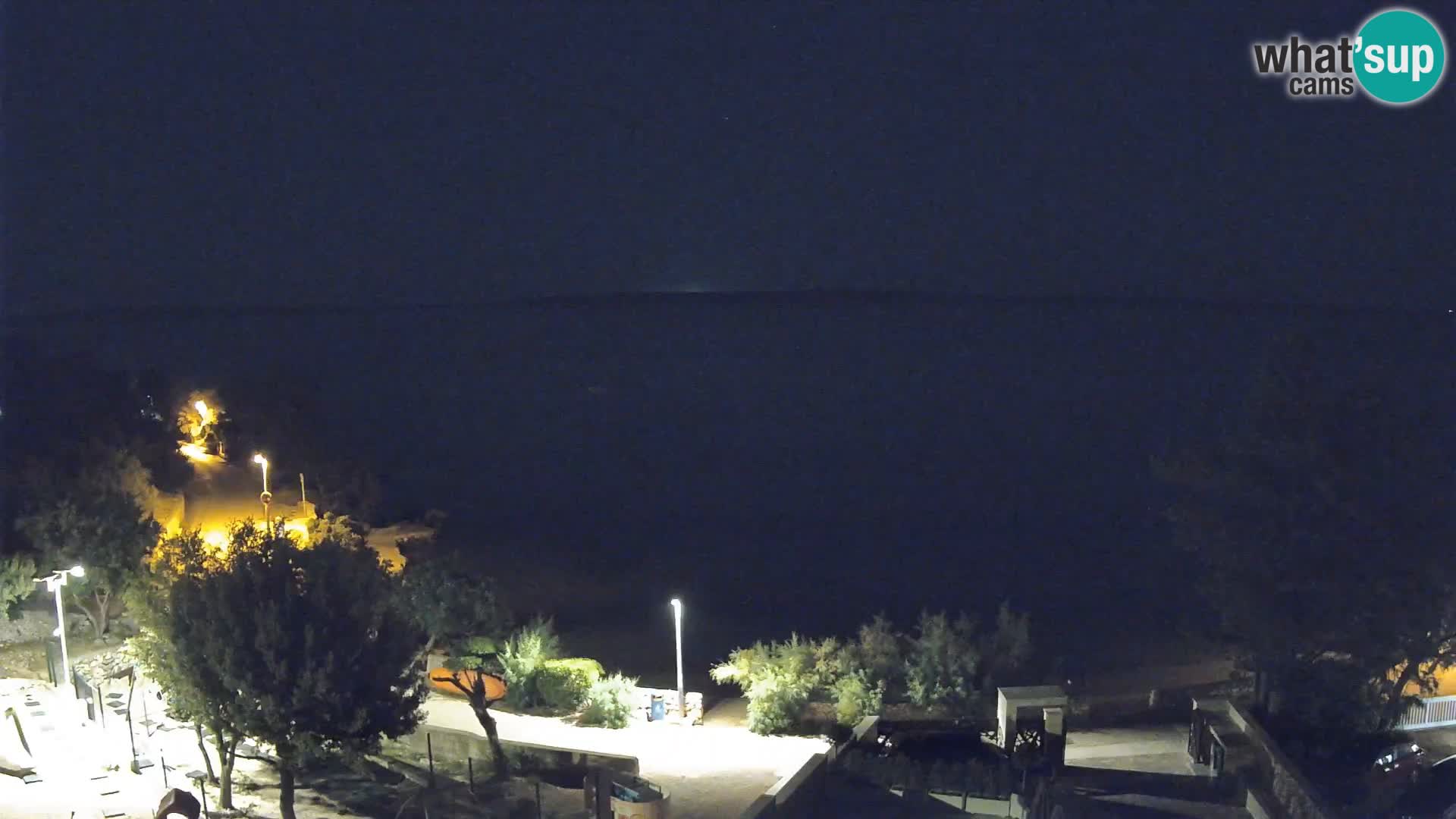 Webcam Plaža Male Mandre – Live View from Pag Island