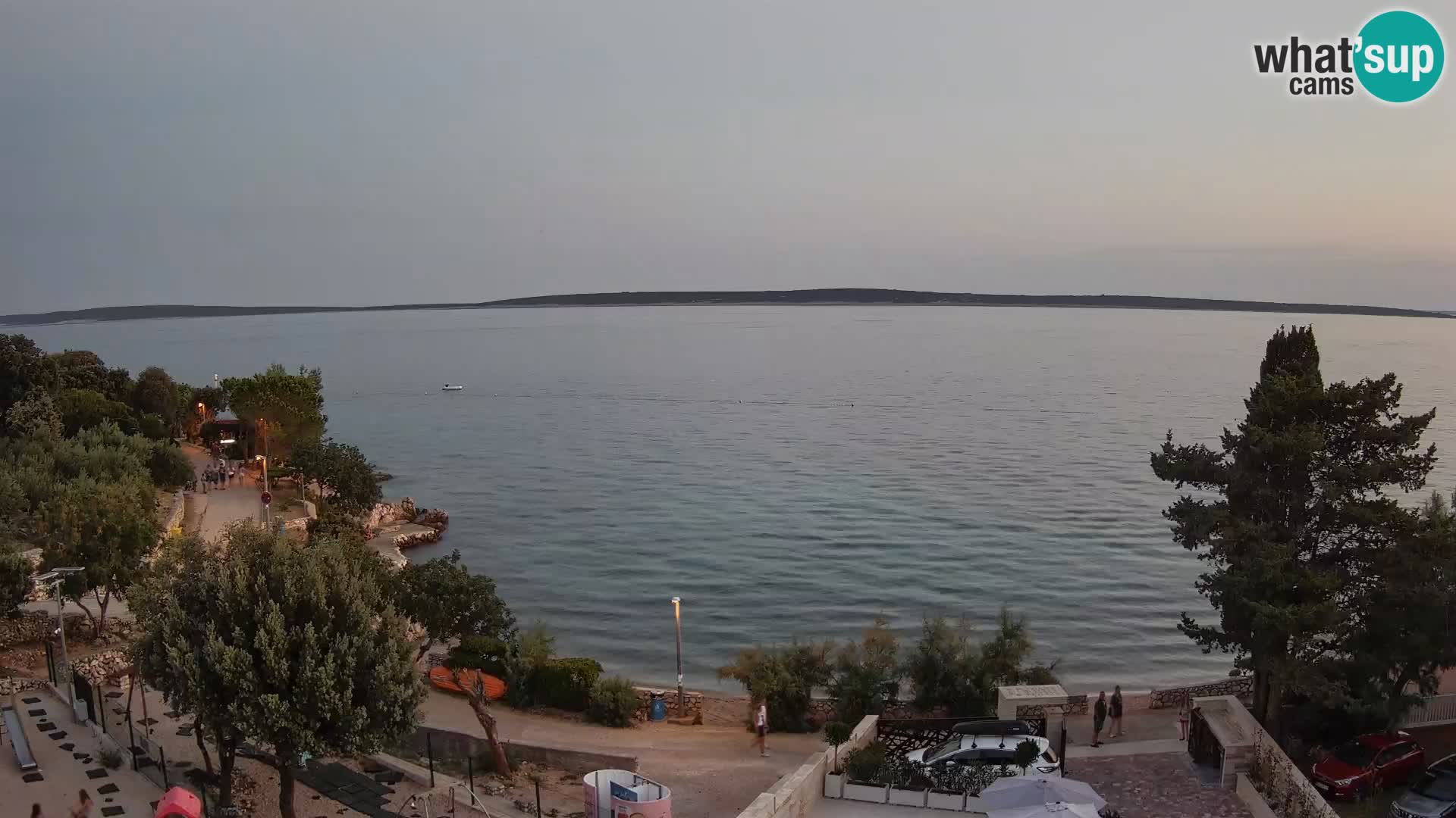 Webcam Plaža Male Mandre – Diretta dalla spiaggia sull’isola di Pag