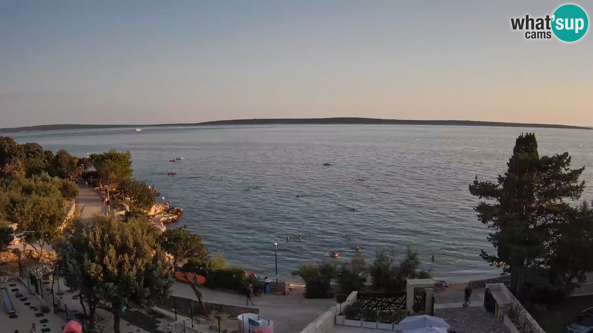 Webcam Plaža Male Mandre – Live View from Pag Island