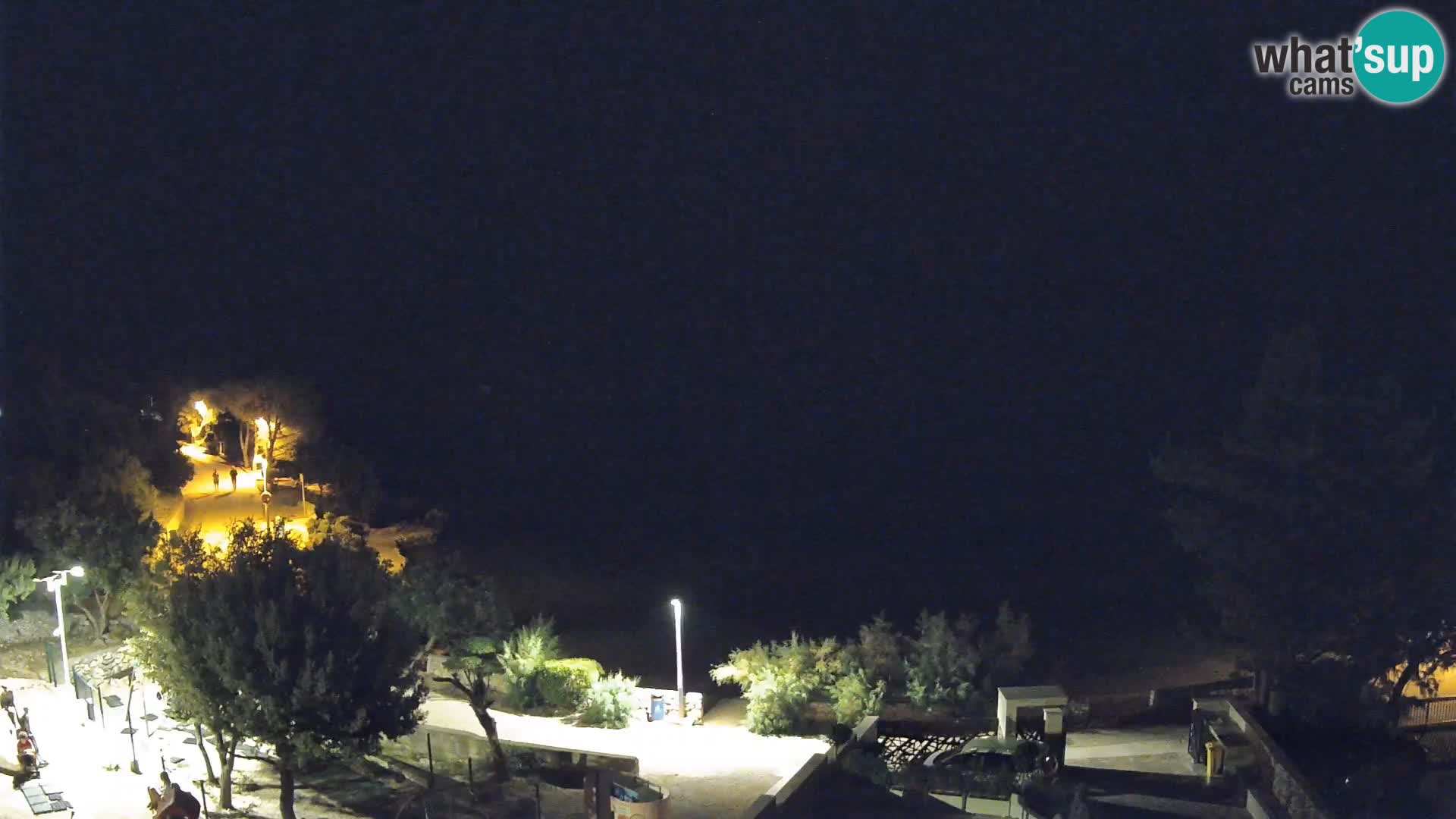 Webcam Plaža Male Mandre – Diretta dalla spiaggia sull’isola di Pag