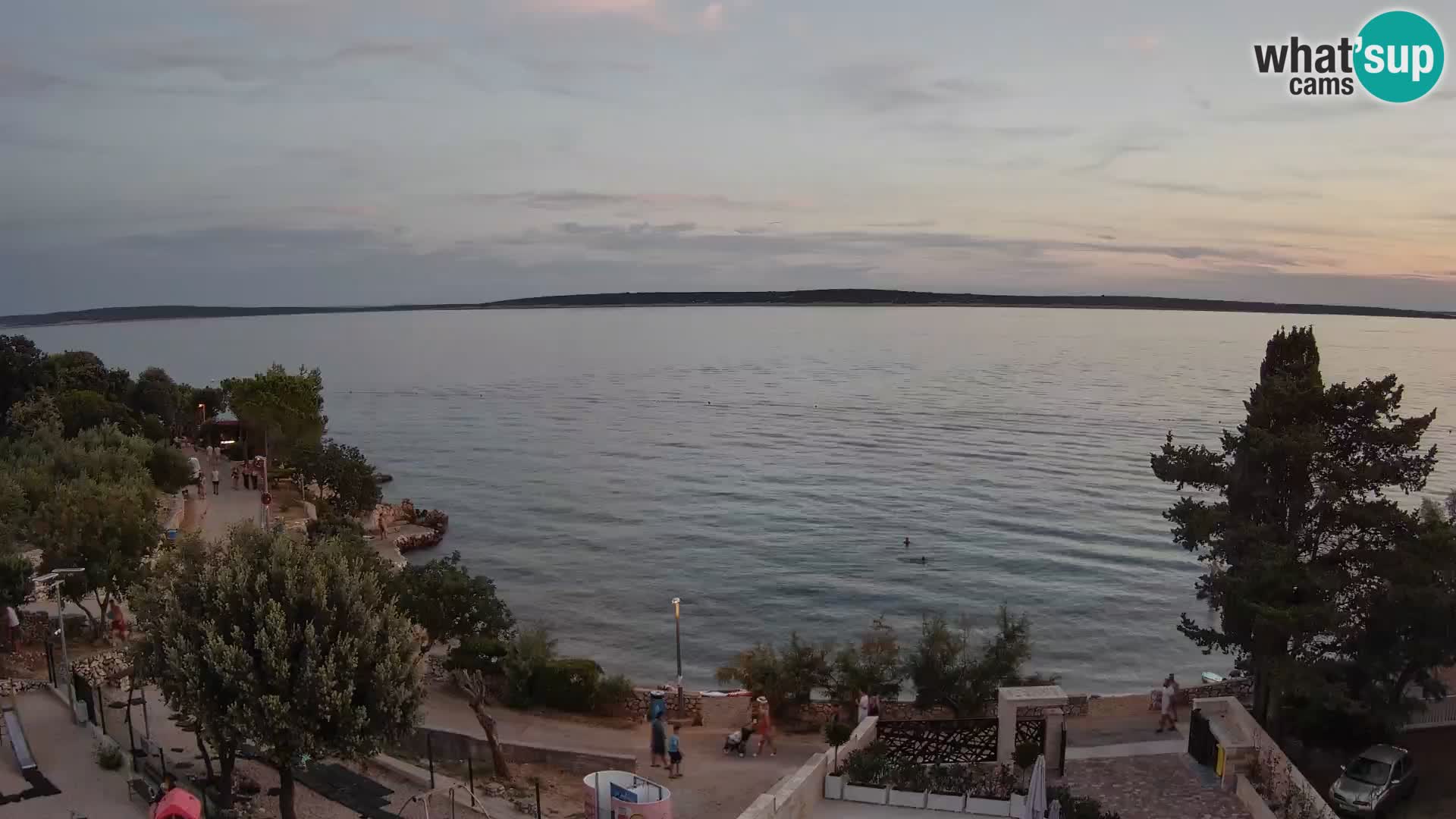 Webcam Playa Male Mandre en directo – Isla de Pag