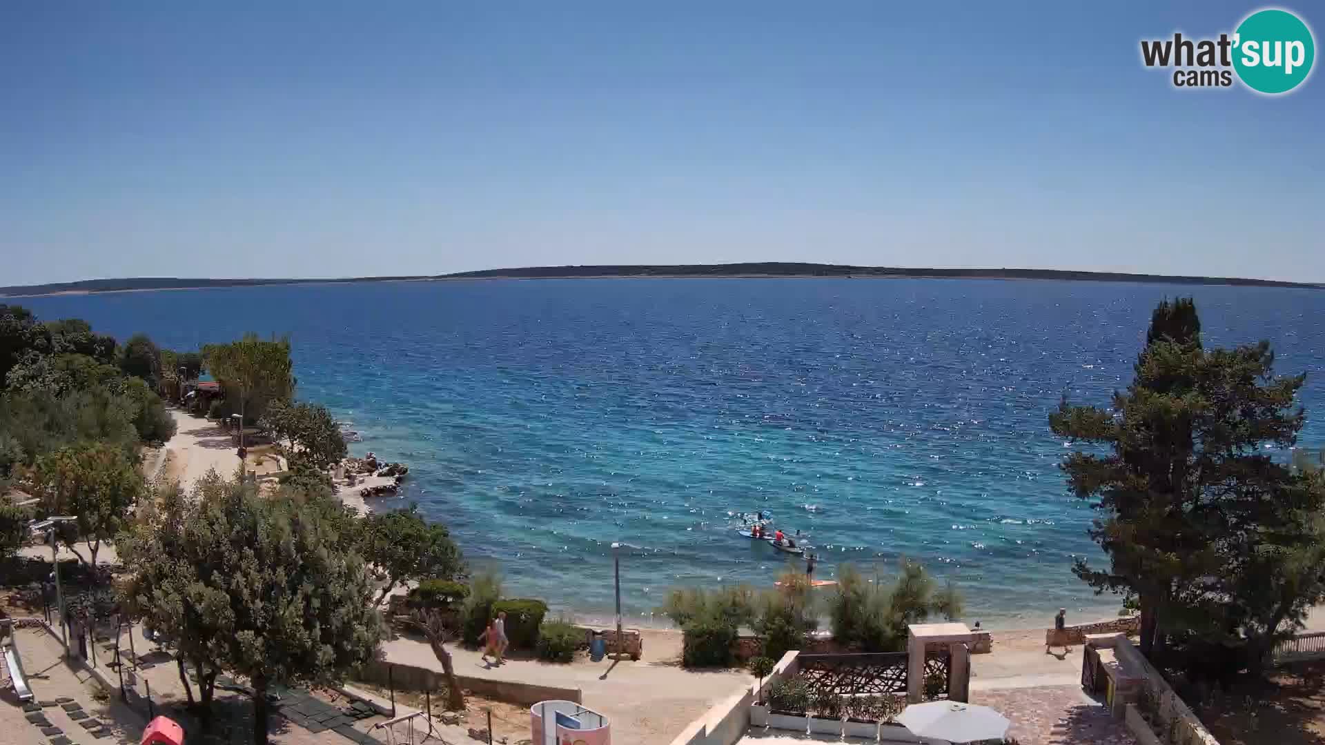 Webcam Playa Male Mandre en directo – Isla de Pag
