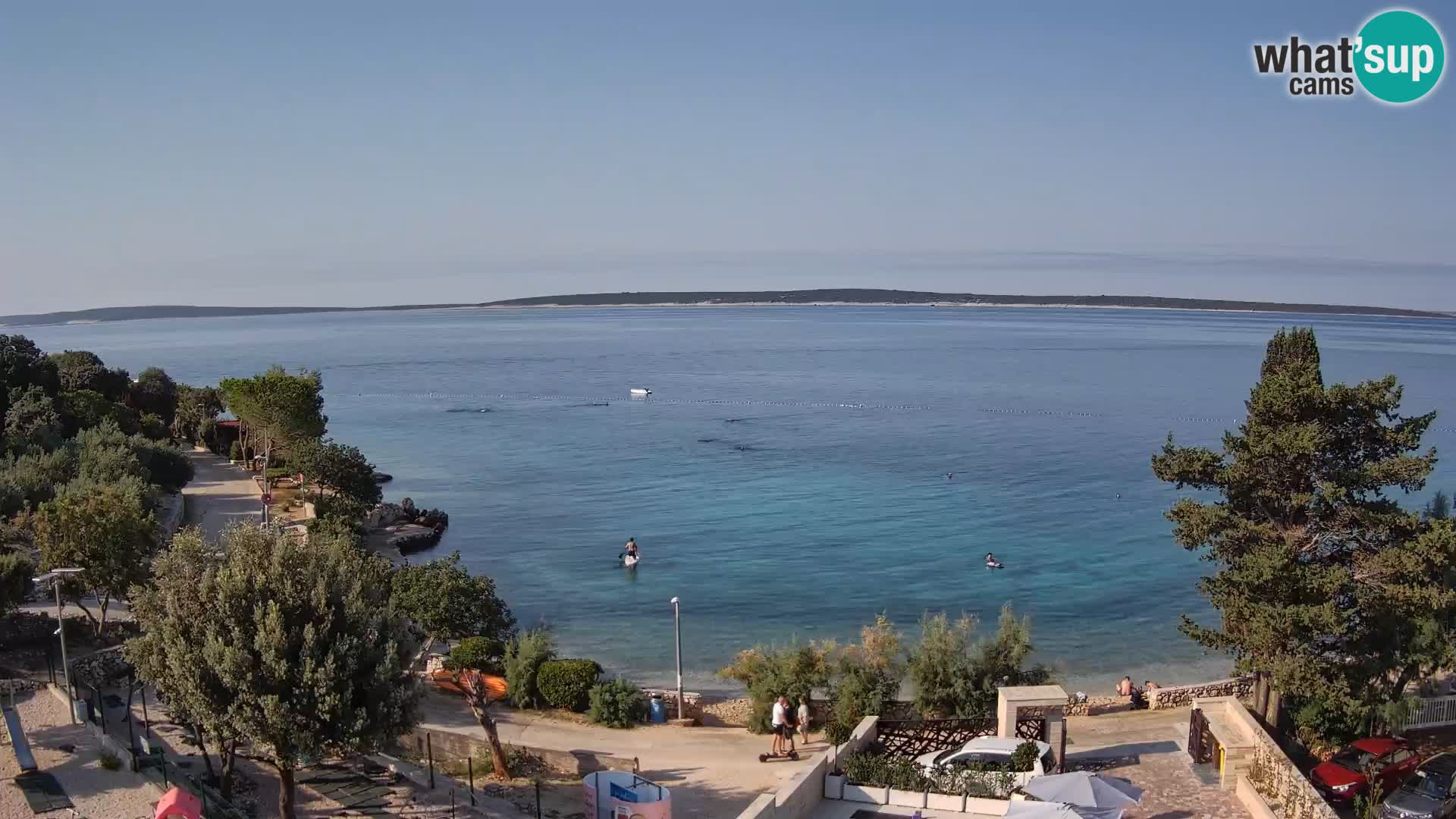 Webcam Playa Male Mandre en directo – Isla de Pag