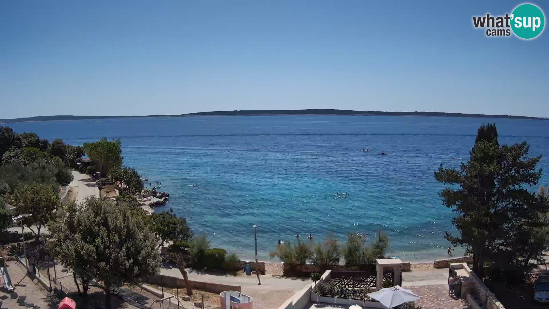 Webcam Playa Male Mandre en directo – Isla de Pag