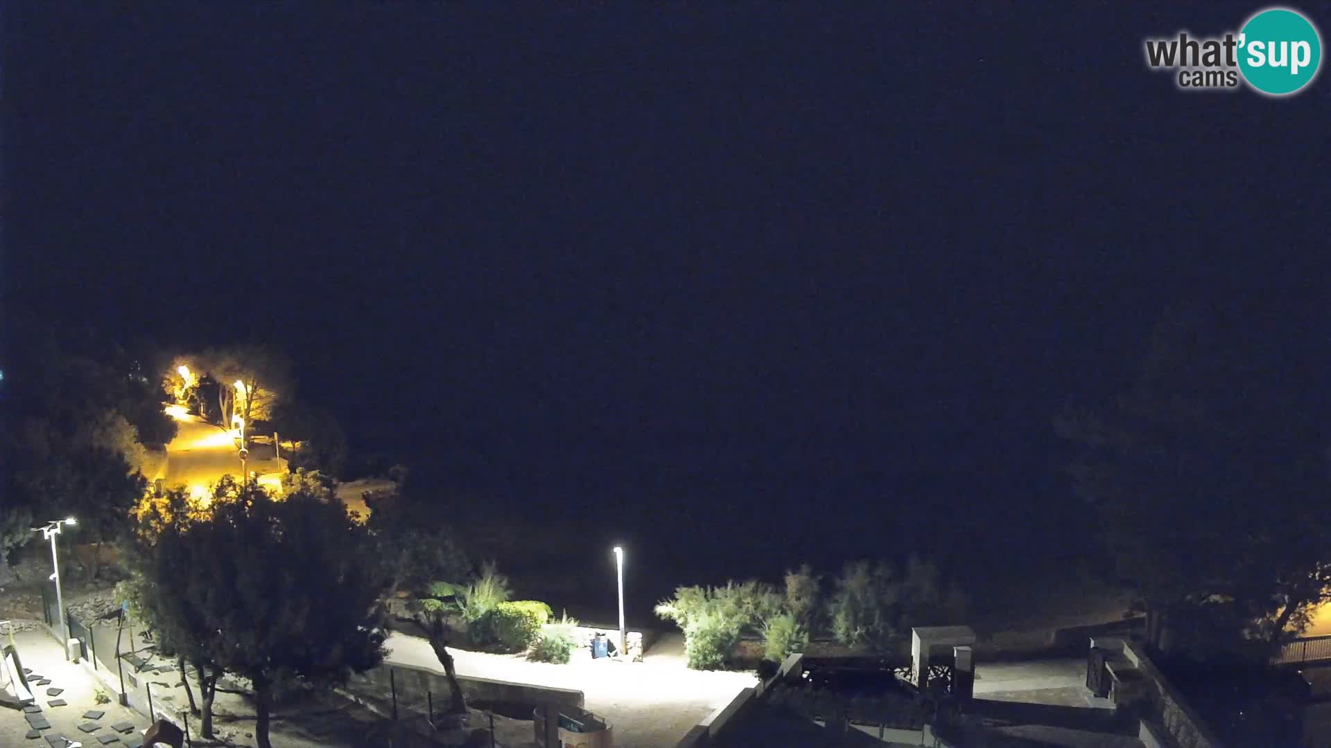 Webcam Plaža Male Mandre – Diretta dalla spiaggia sull’isola di Pag