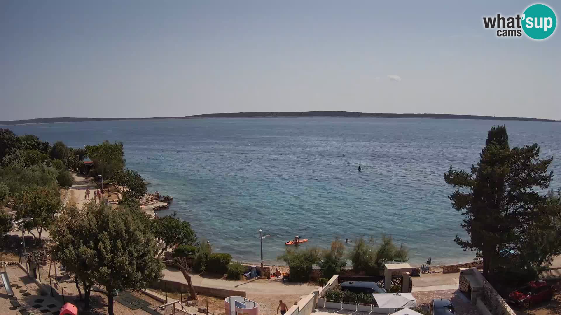 Webcam Playa Male Mandre en directo – Isla de Pag