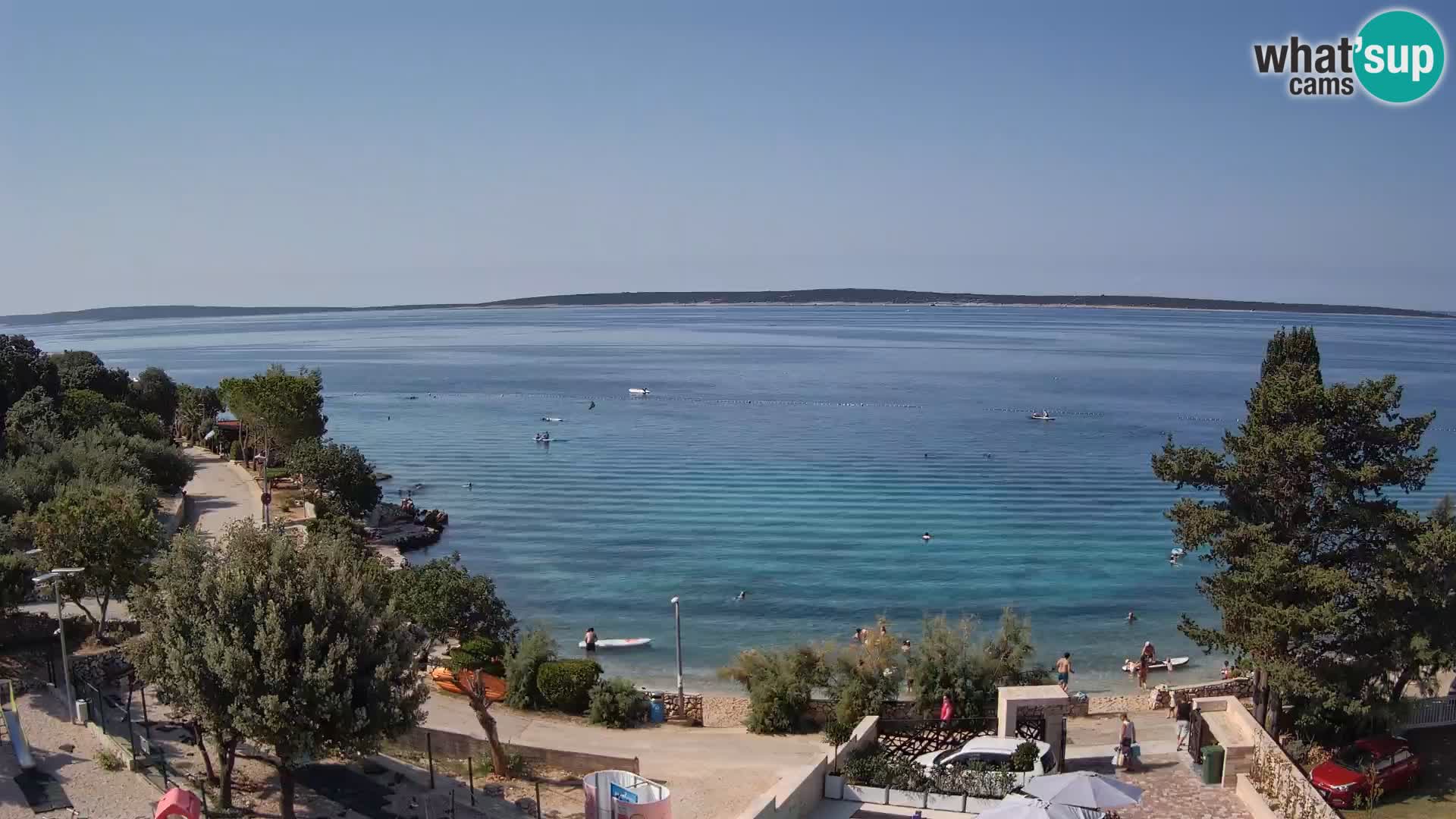 Webcam Playa Male Mandre en directo – Isla de Pag