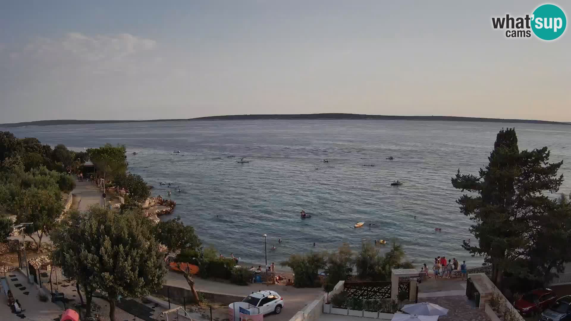 Webcam Plaža Male Mandre – Live View from Pag Island