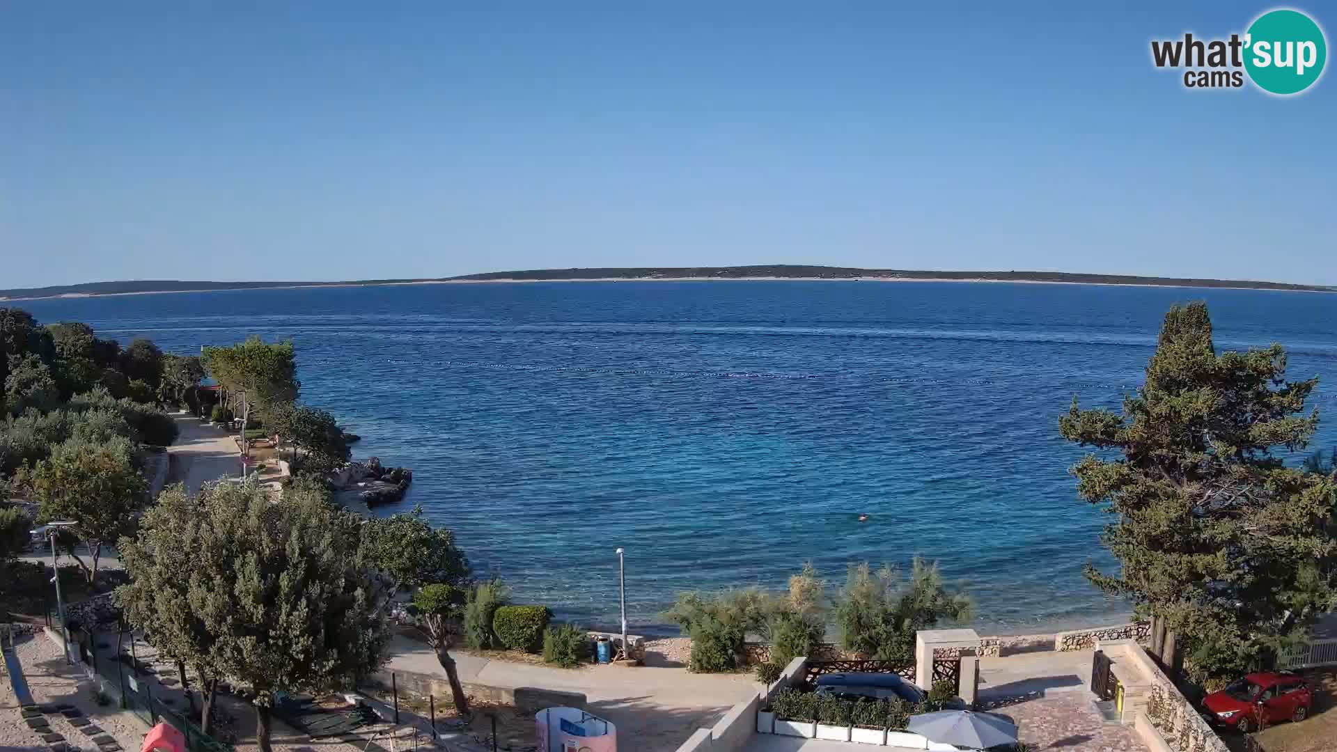 Webcam Playa Male Mandre en directo – Isla de Pag