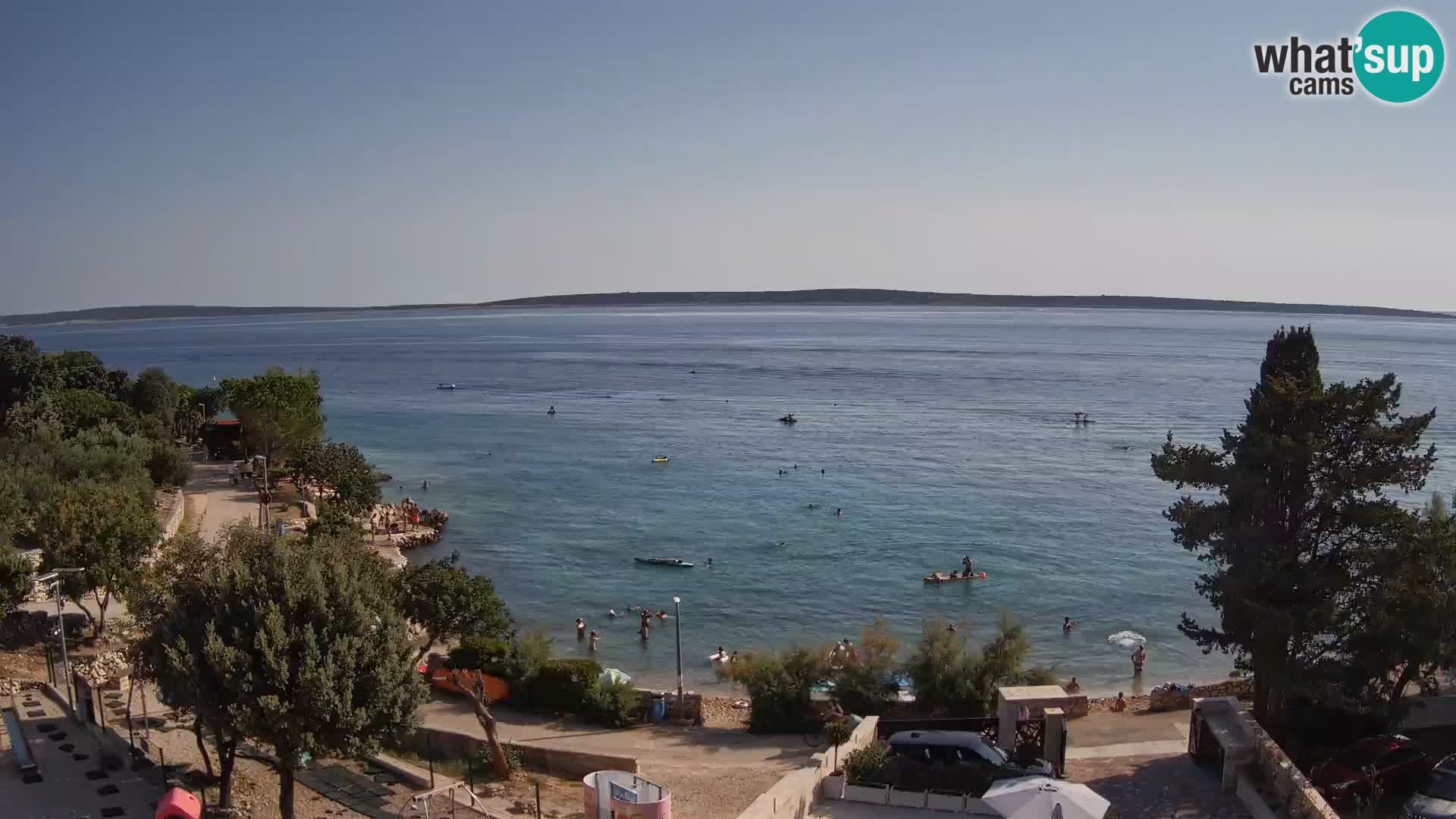 Webcam Playa Male Mandre en directo – Isla de Pag