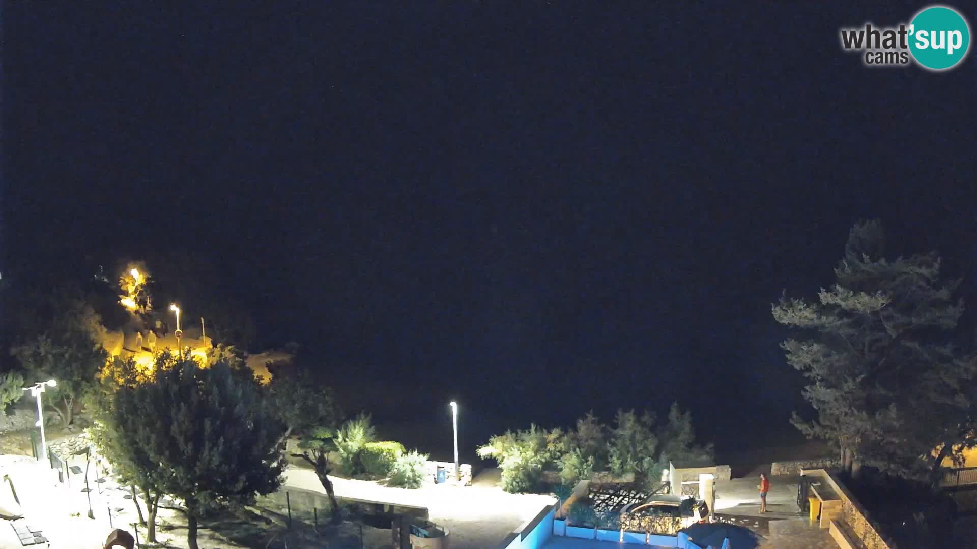 Webcam Plaža Male Mandre – Live View from Pag Island