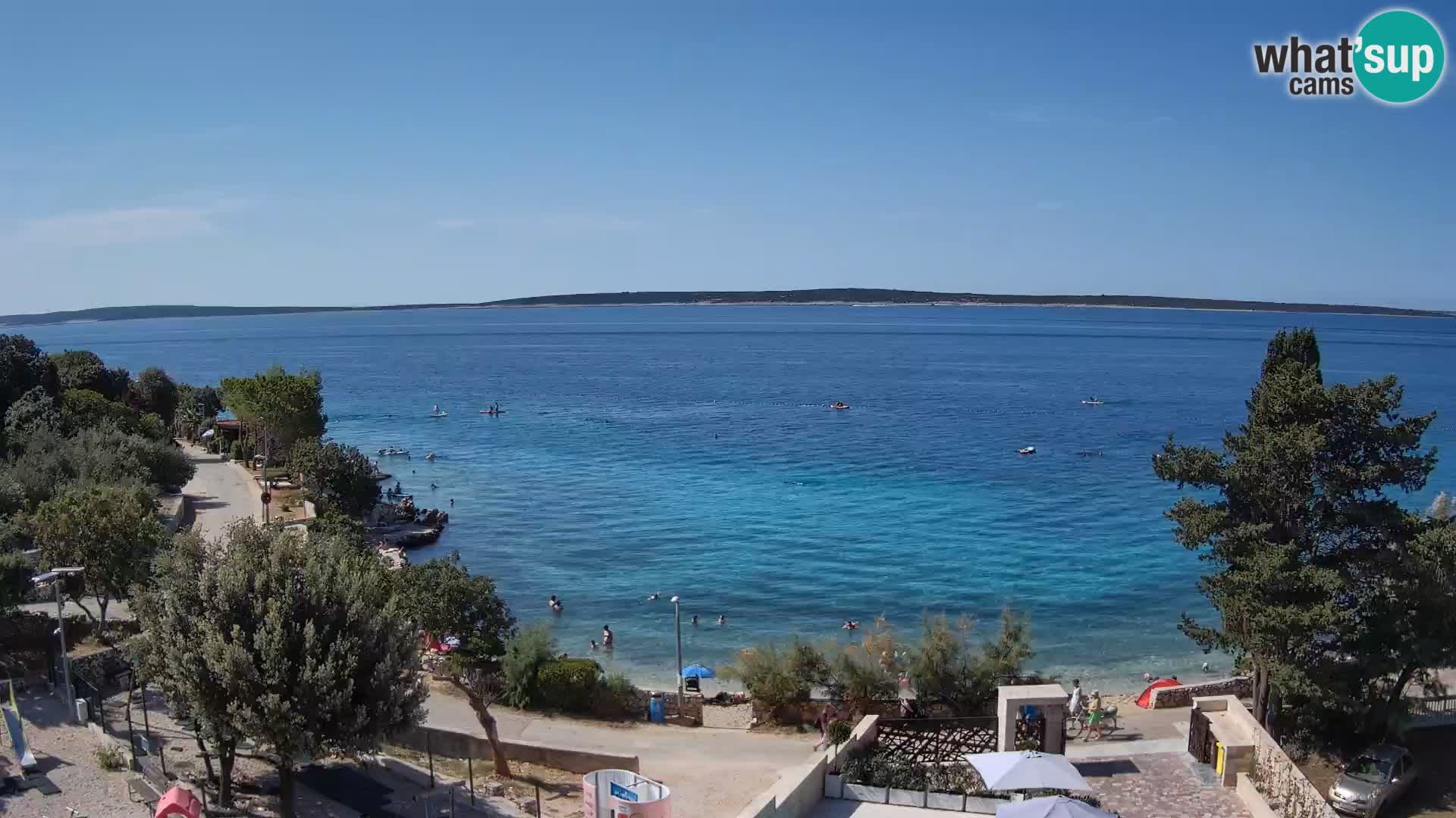 Webcam Playa Male Mandre en directo – Isla de Pag