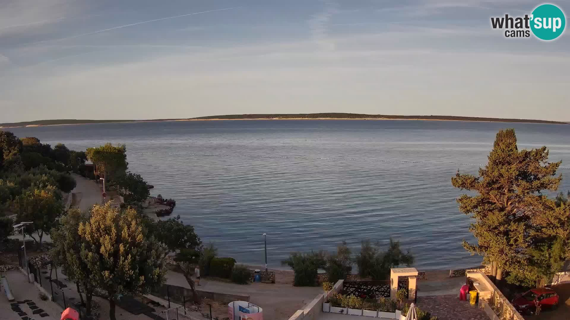 Webcam Plaža Male Mandre – Live View from Pag Island