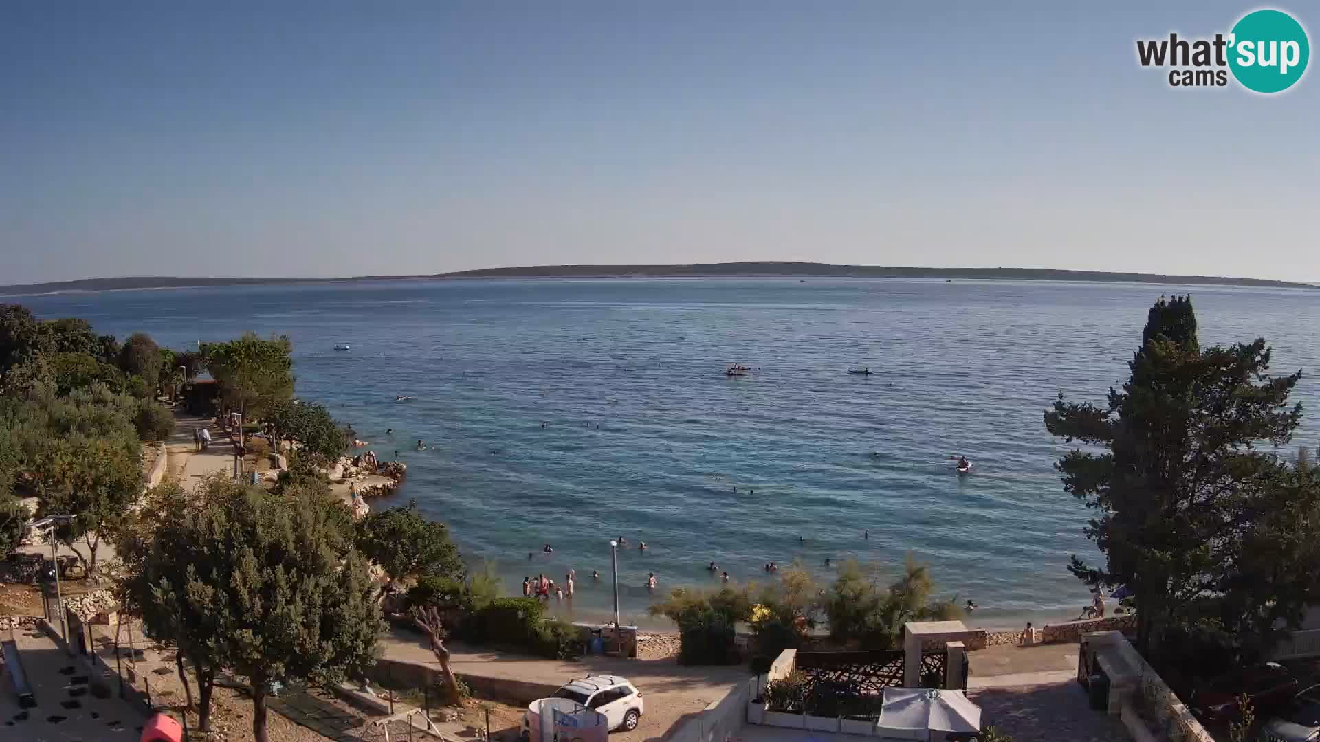 Webcam Playa Male Mandre en directo – Isla de Pag