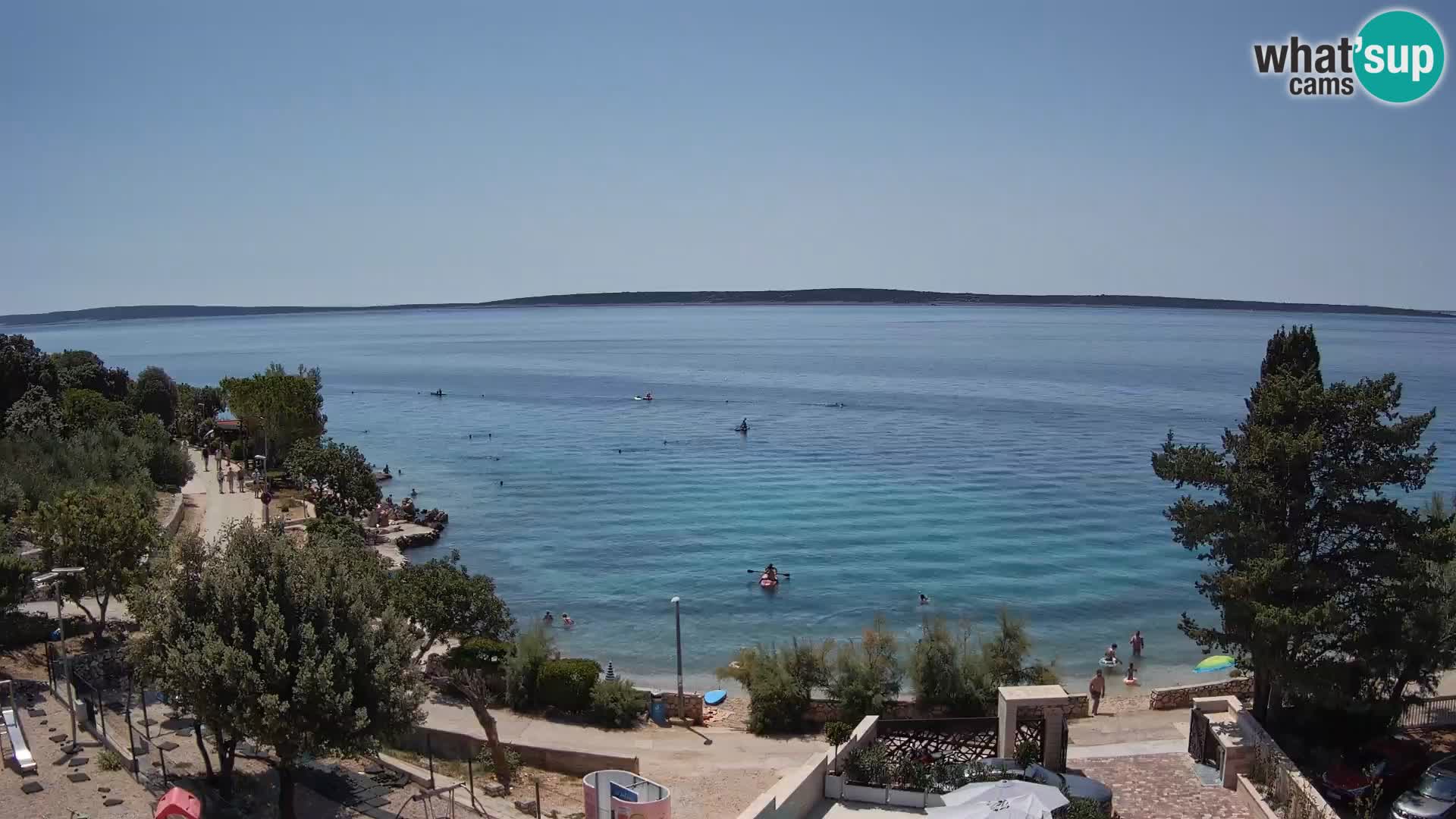 Webcam Playa Male Mandre en directo – Isla de Pag