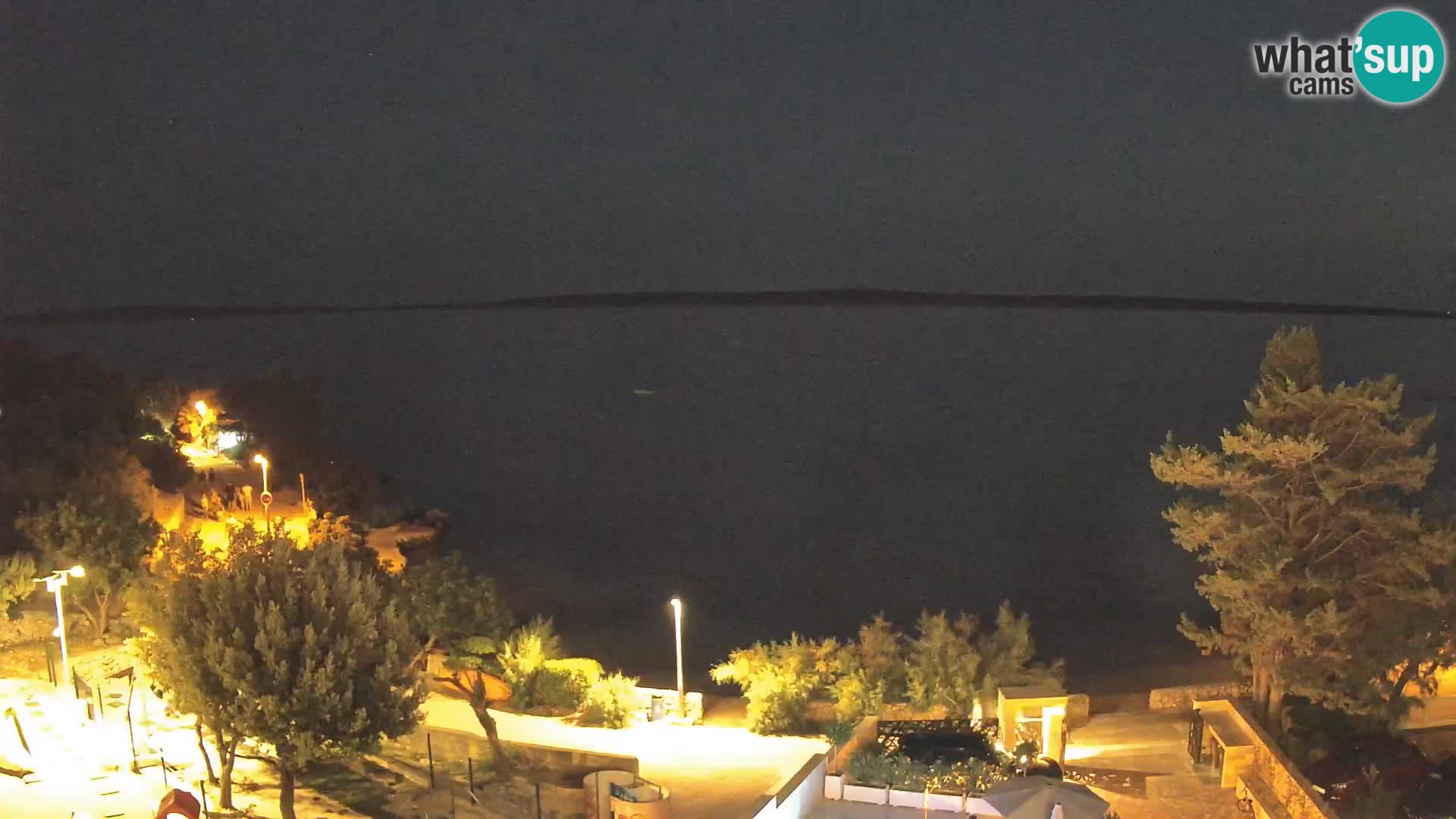 Webcam Plaža Male Mandre – Diretta dalla spiaggia sull’isola di Pag