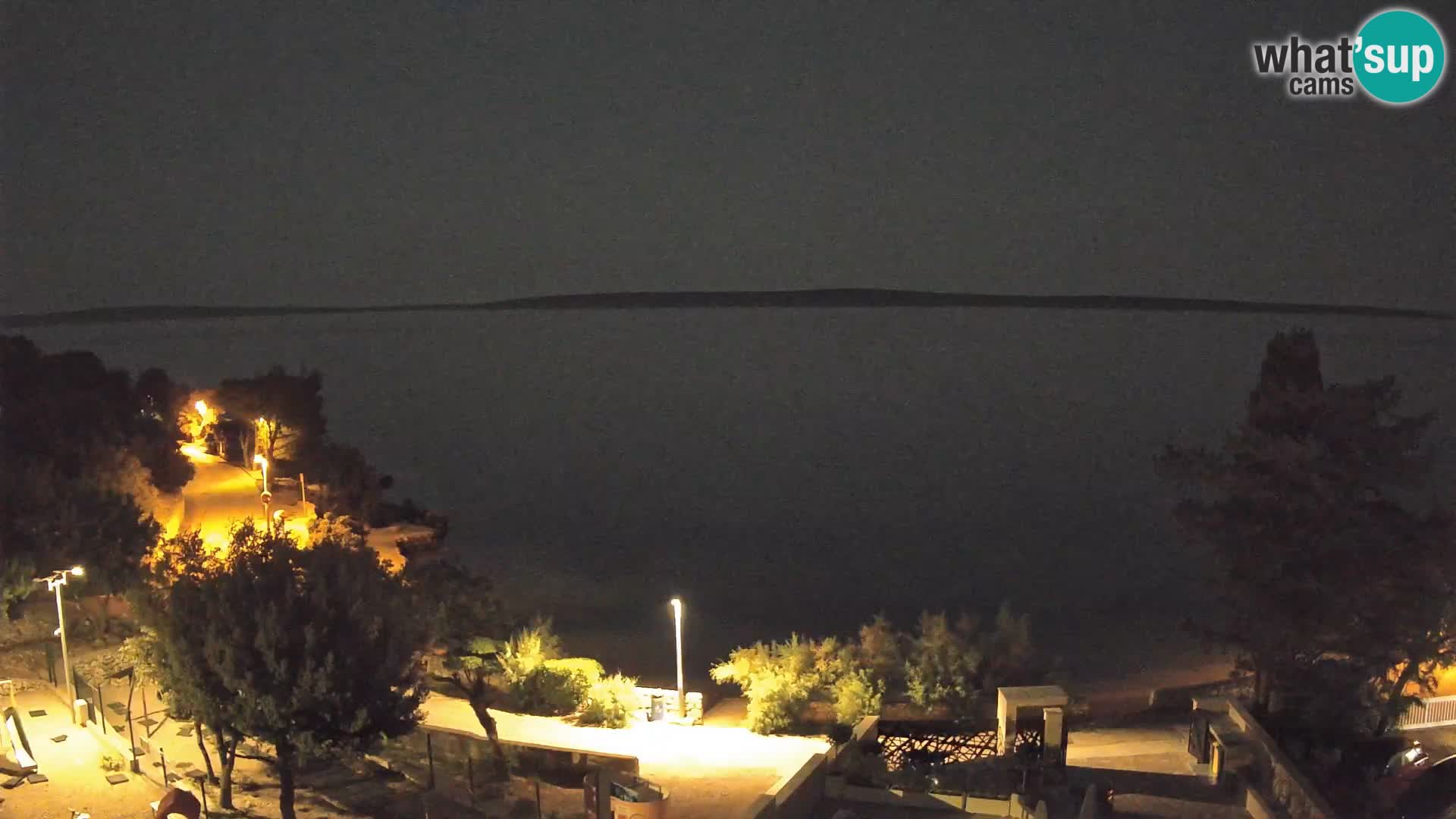 Webcam Plaža Male Mandre – Live View from Pag Island