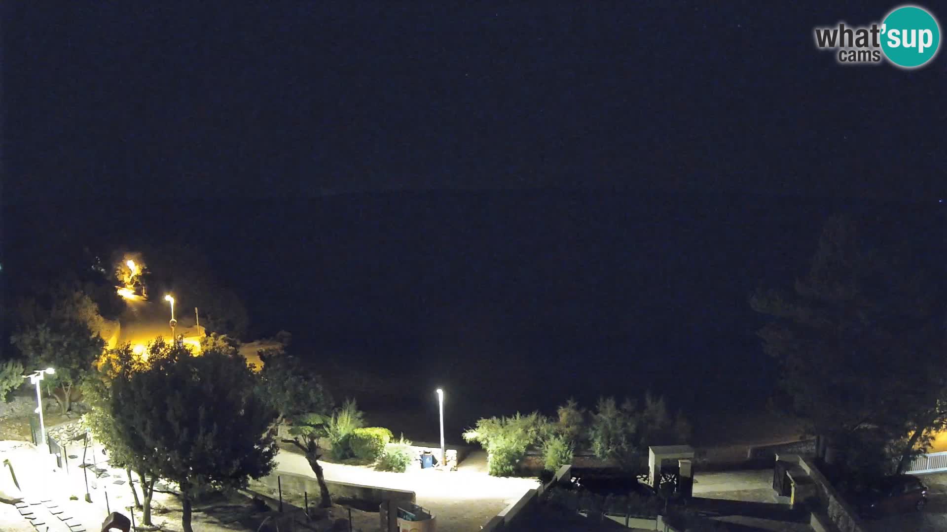 Webcam Plaža Male Mandre – Live View from Pag Island