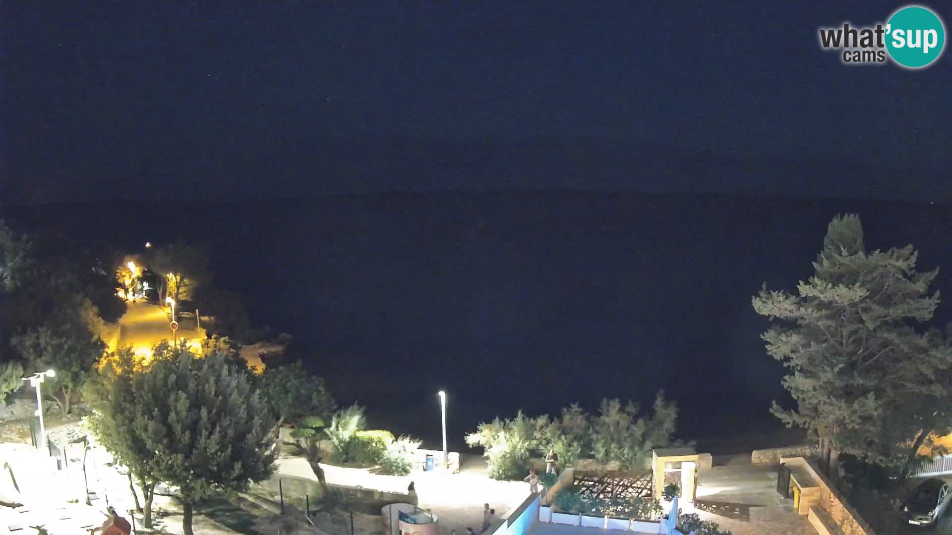 Webcam Strand Male Mandre – Liveblick von der Insel Pag