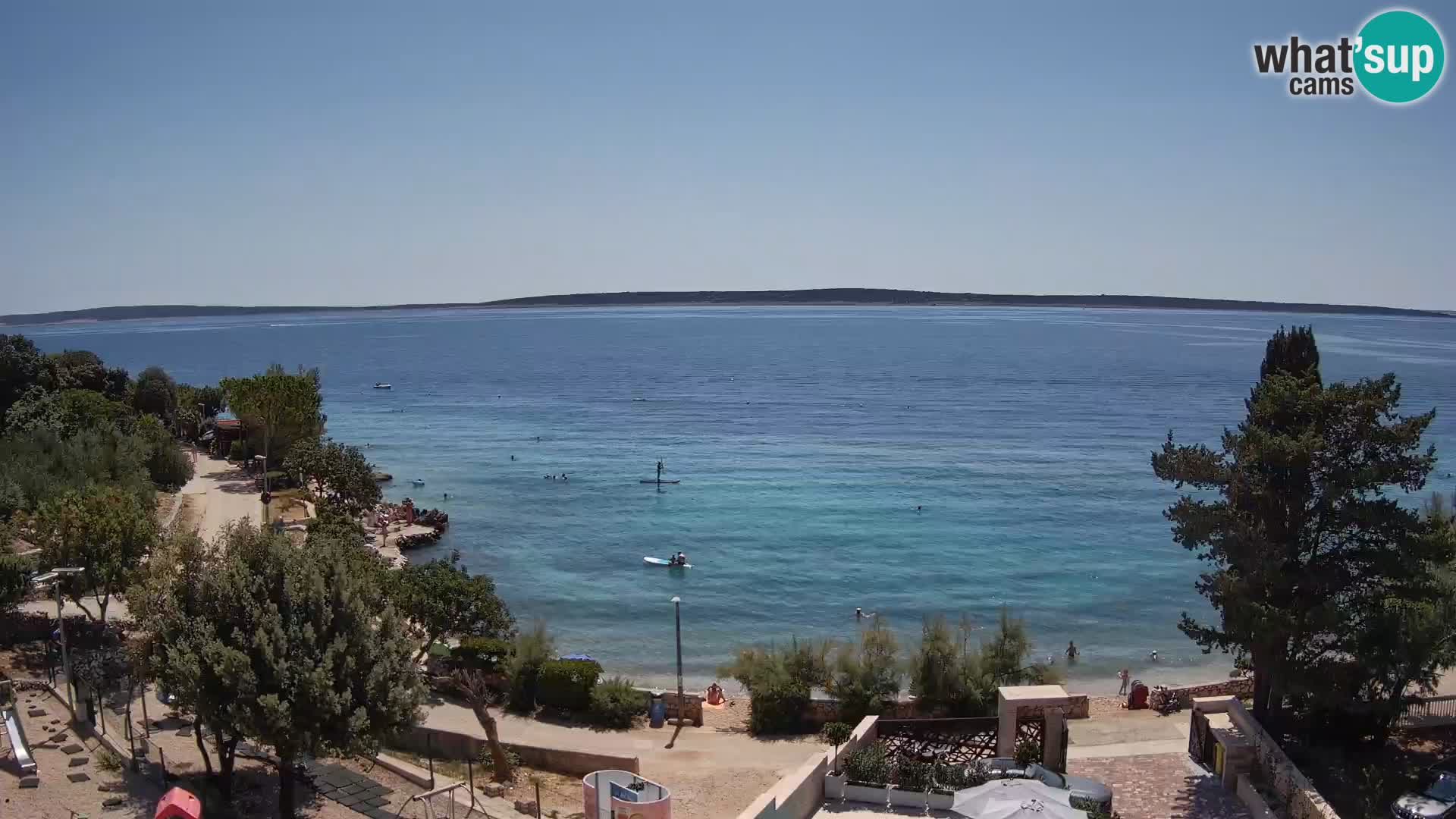 Webcam Playa Male Mandre en directo – Isla de Pag