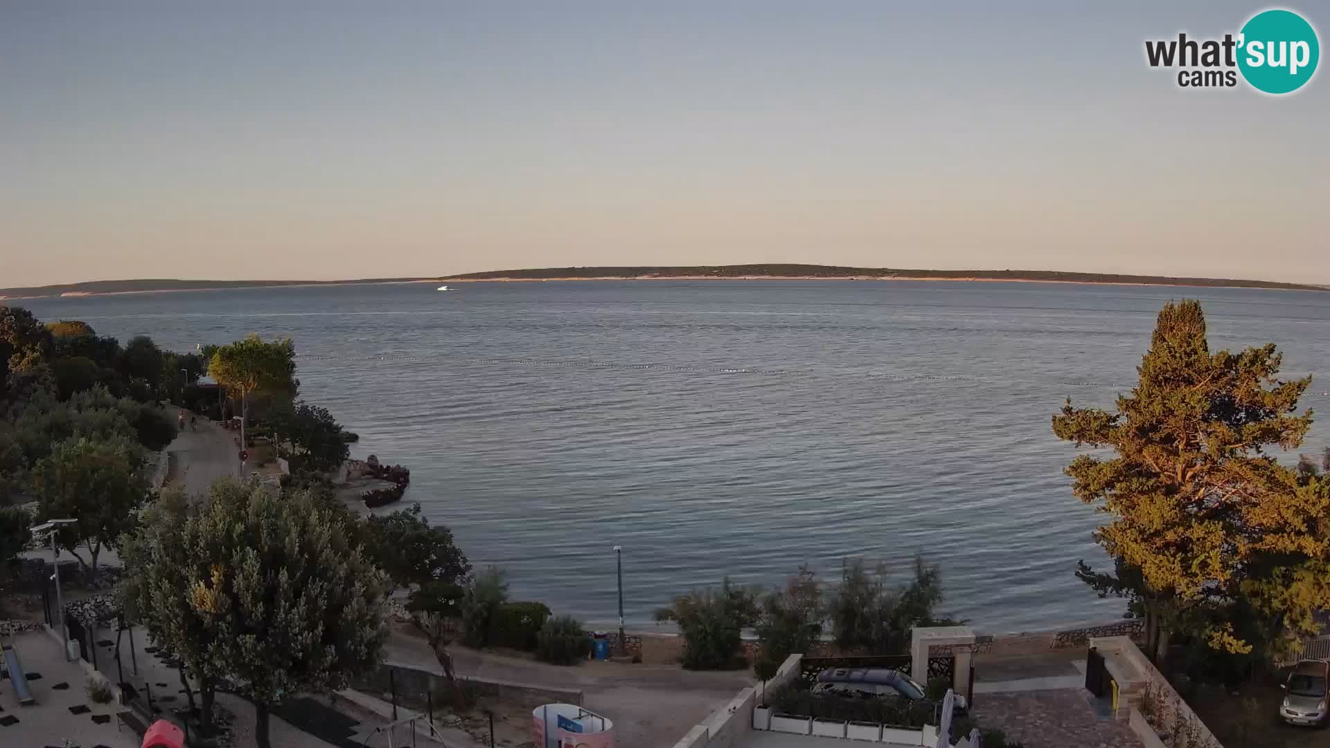 Webcam Plaža Male Mandre – Live View from Pag Island