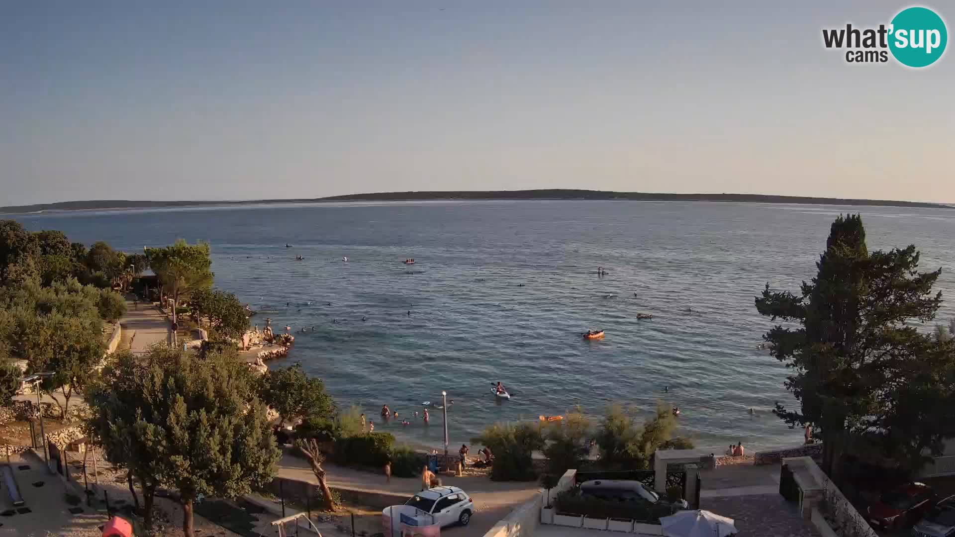 Webcam Playa Male Mandre en directo – Isla de Pag